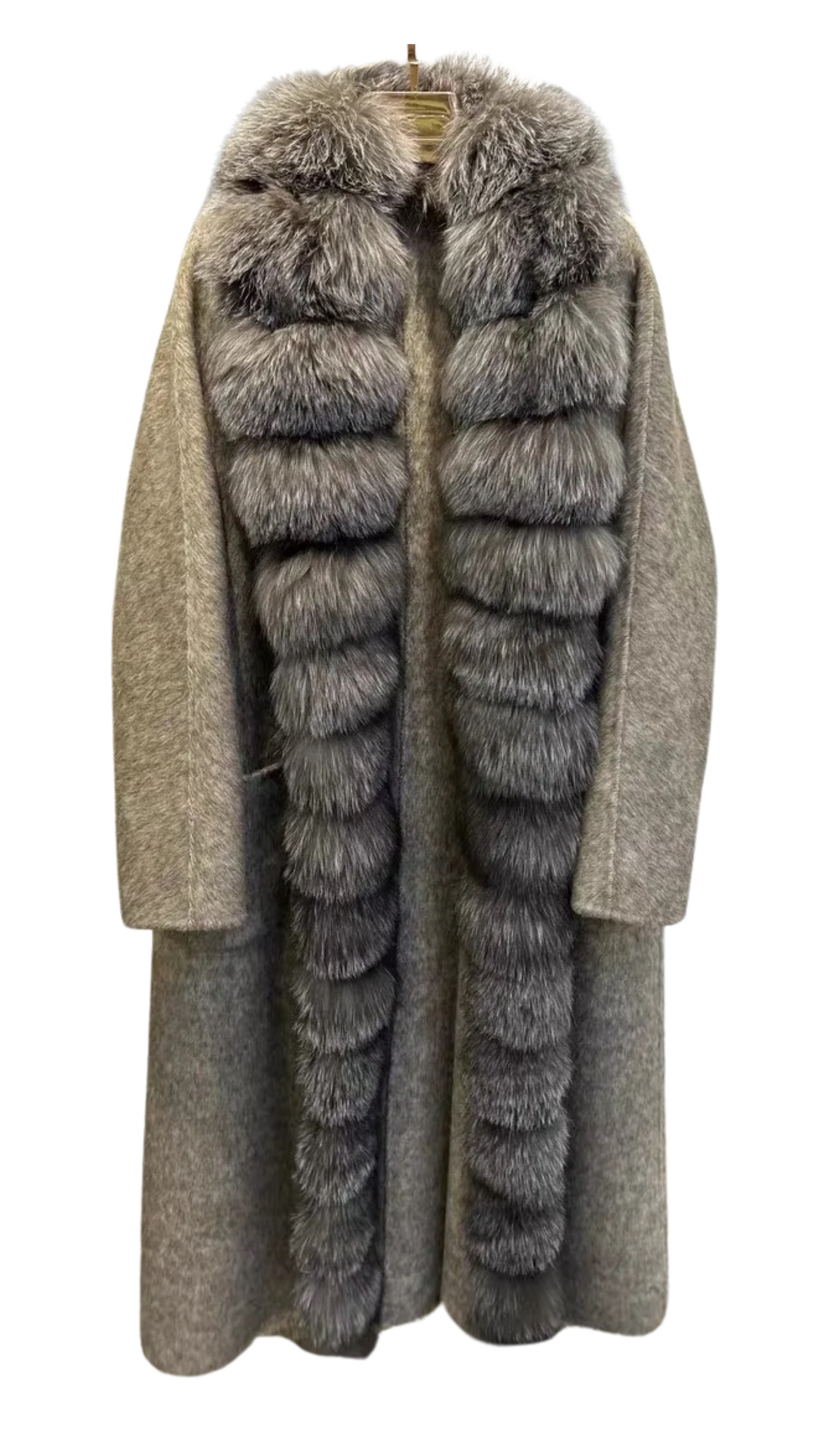 Moscow Cashmere Silver Fox Coat