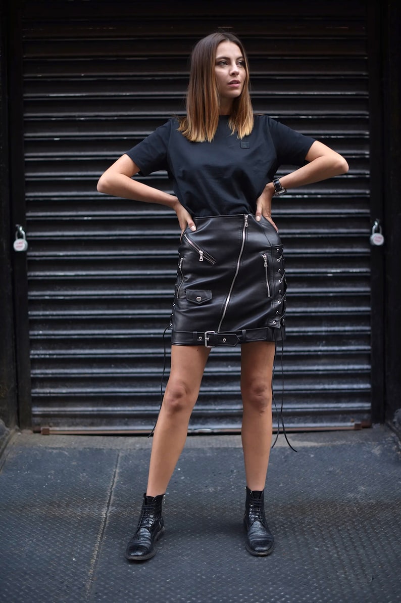 Manu Leather Skirt