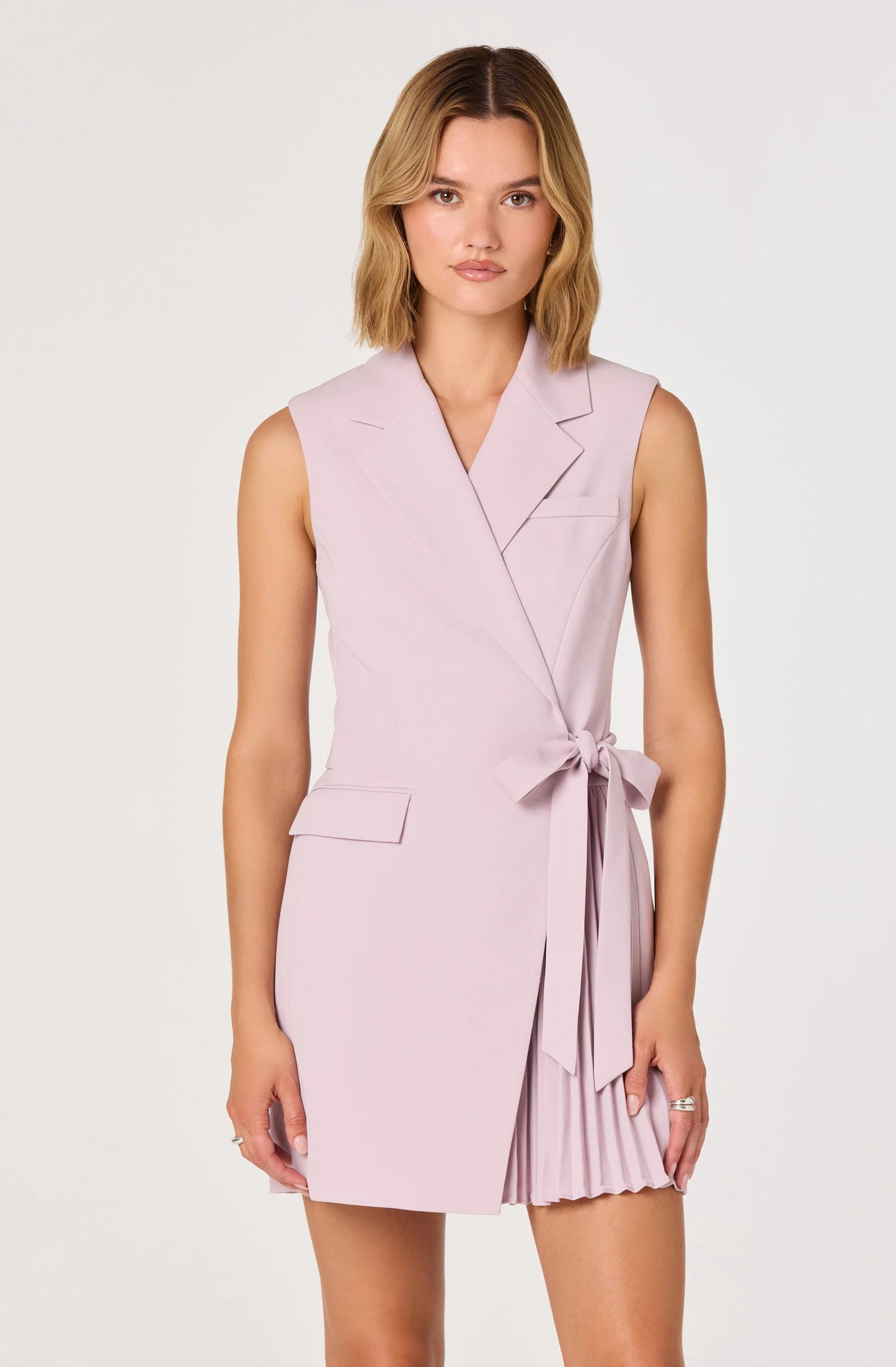 Kesari Sleeveless Blazer Mini Dress