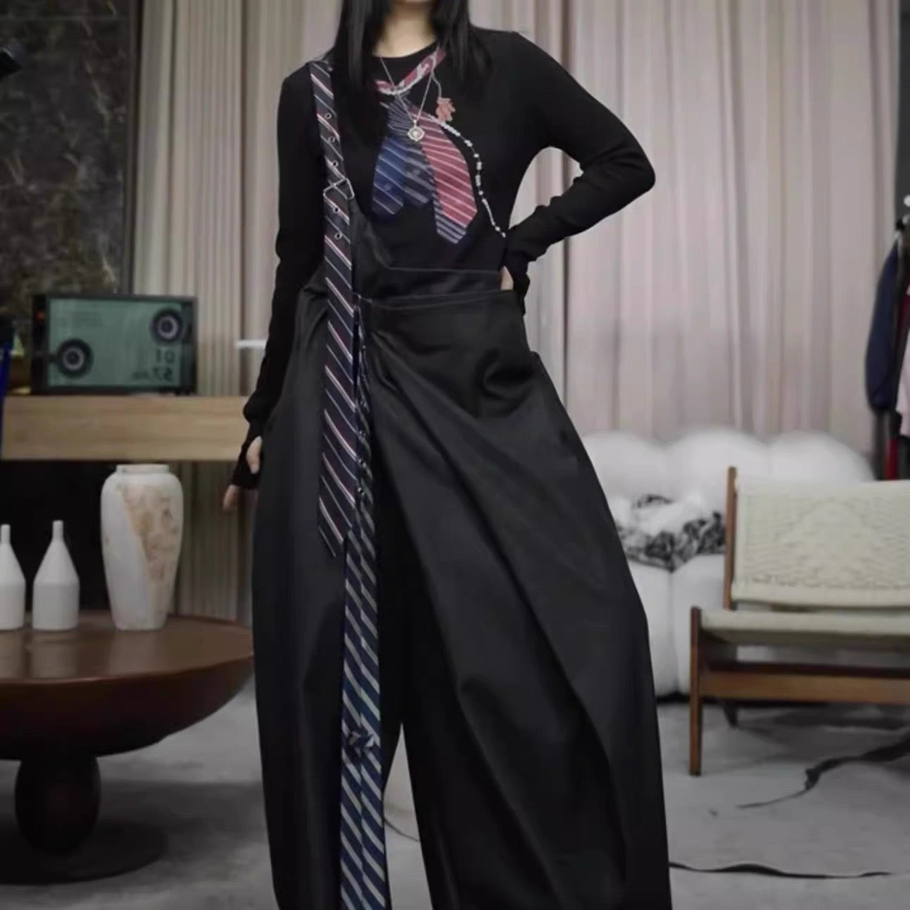 The Deconstructed Wrap Trouser