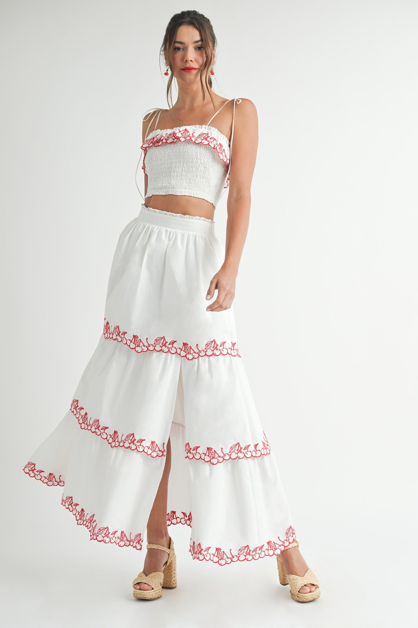 Cherry Blossom Skirt Set
