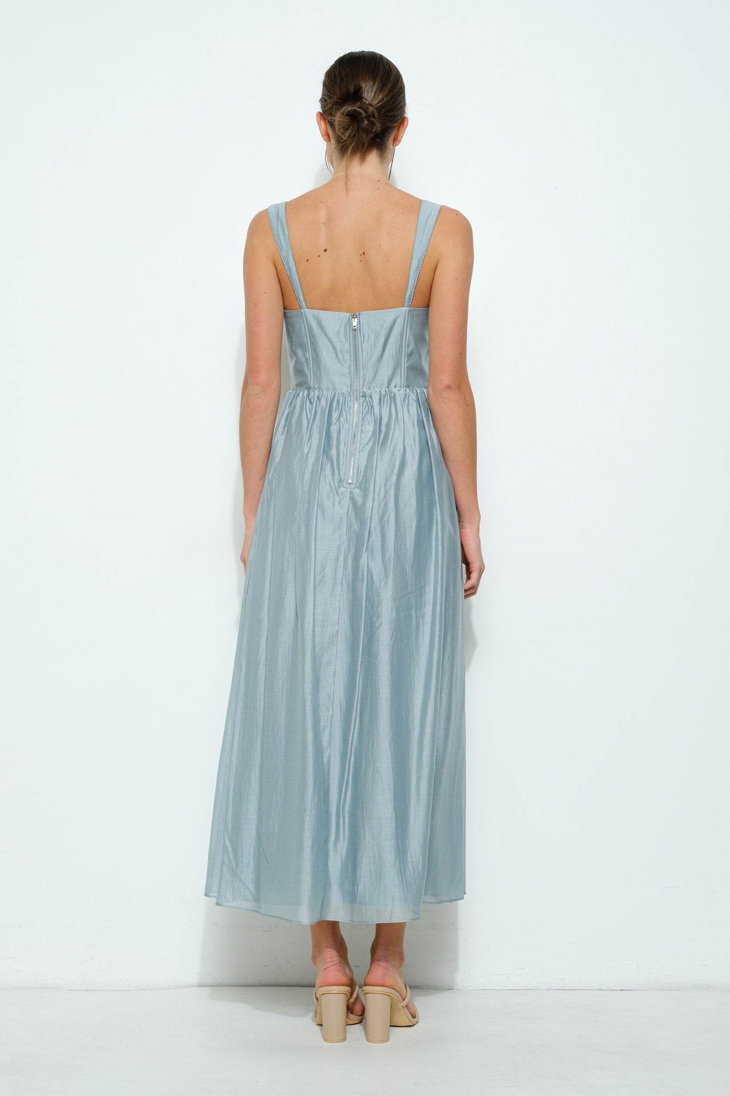 Silver Mist Corset Dress