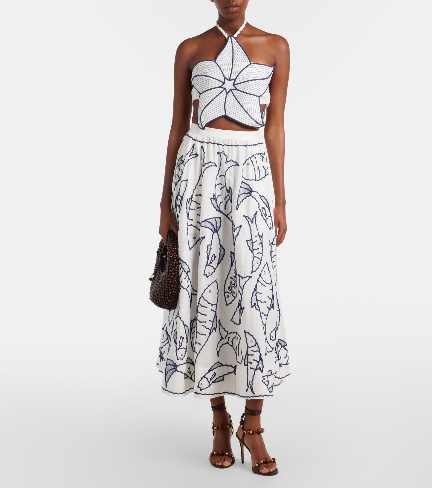 Off-White Coast Stars 3d Skirt Set