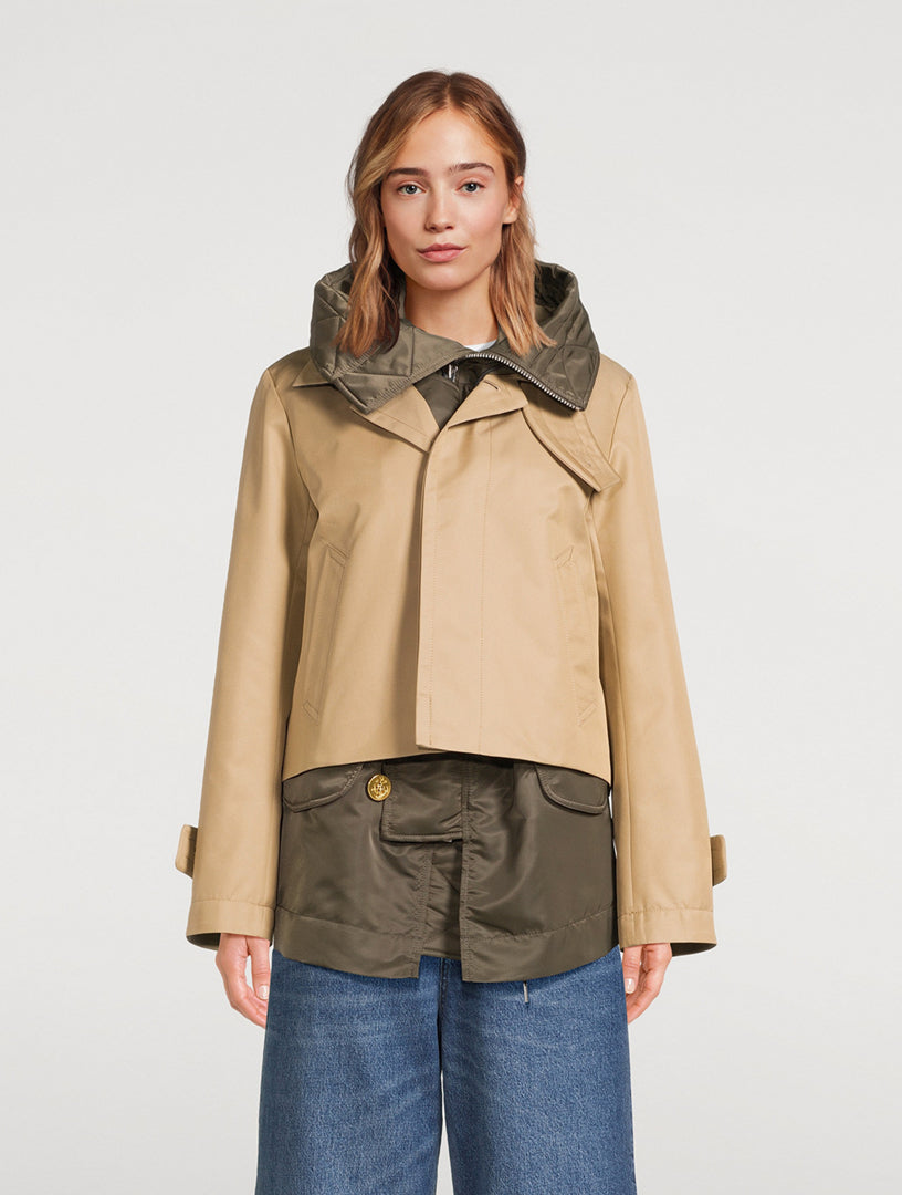 Hybrid Cotton Gabardine Jacket