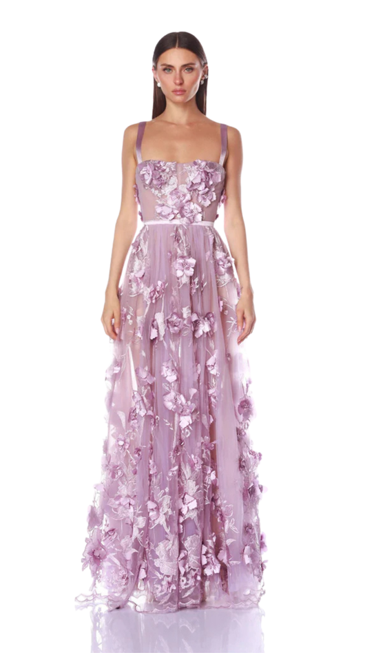 Anastasia Lavender Maxi Dress