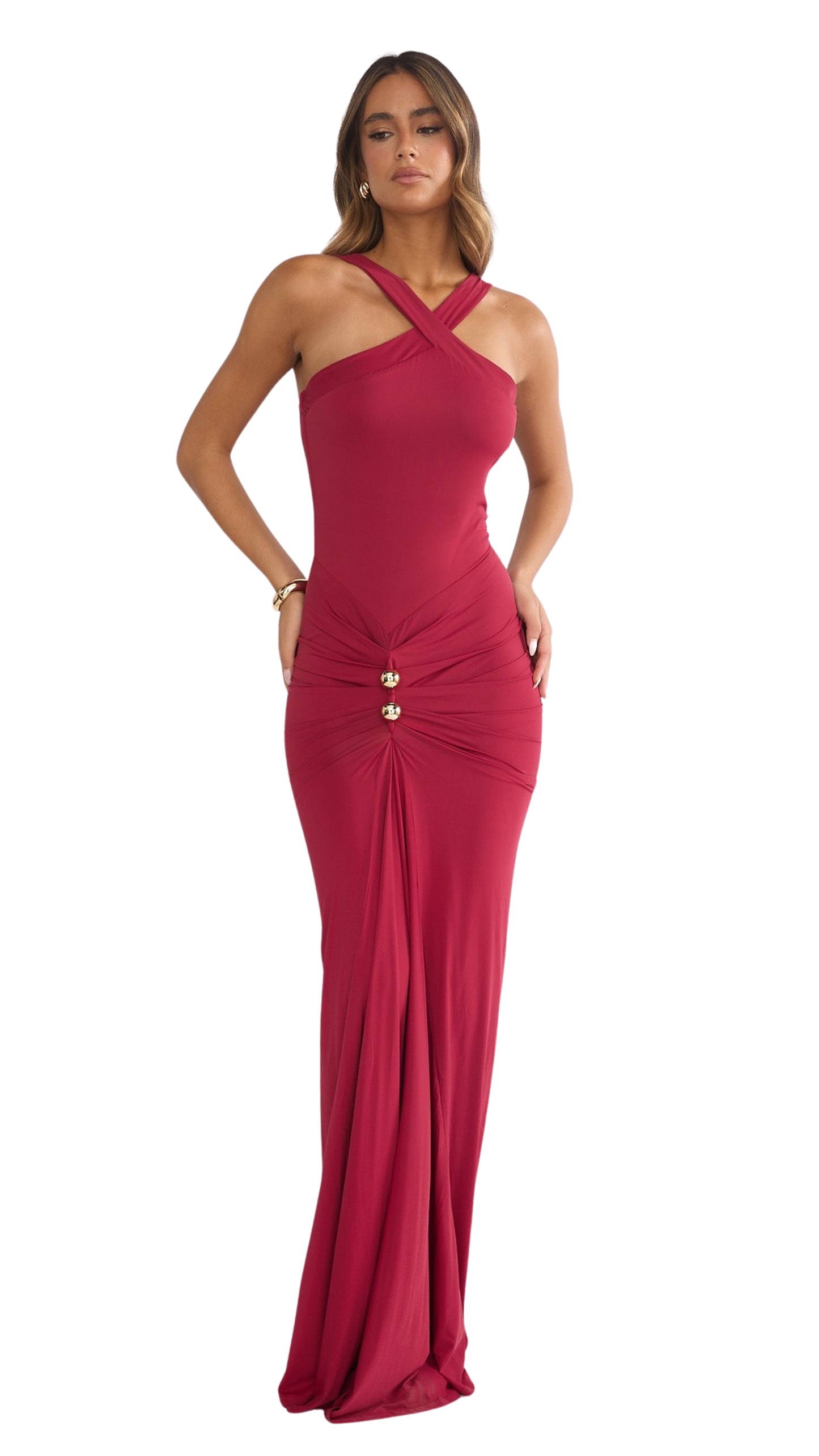 Ruby Halter Maxi Dress