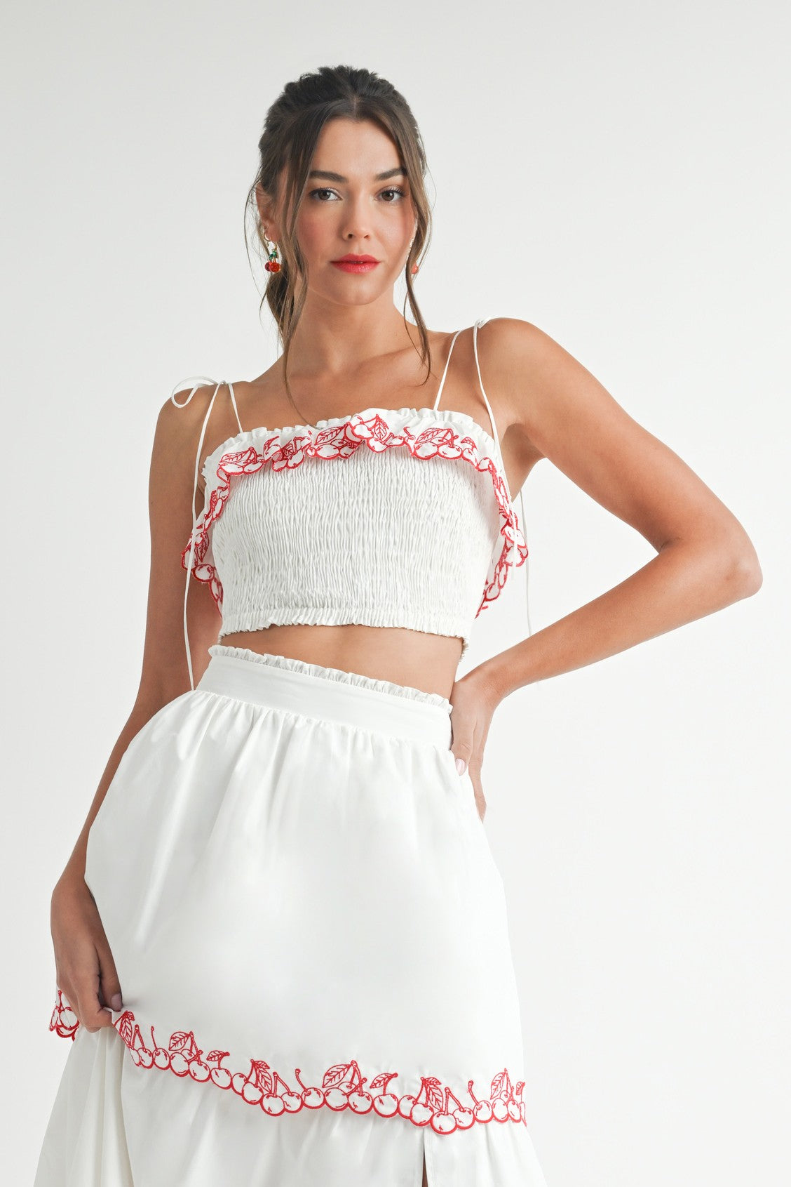 Cherry Blossom Skirt Set