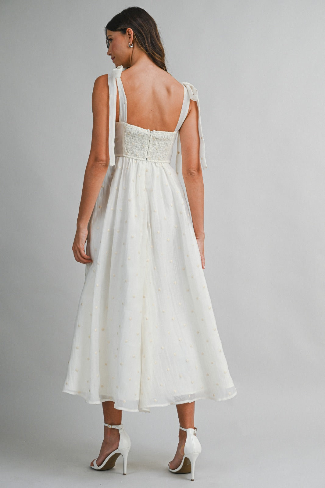 Soft Bloom Midi Dress