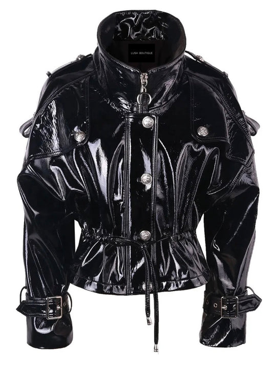 Batty Patent leather jacket