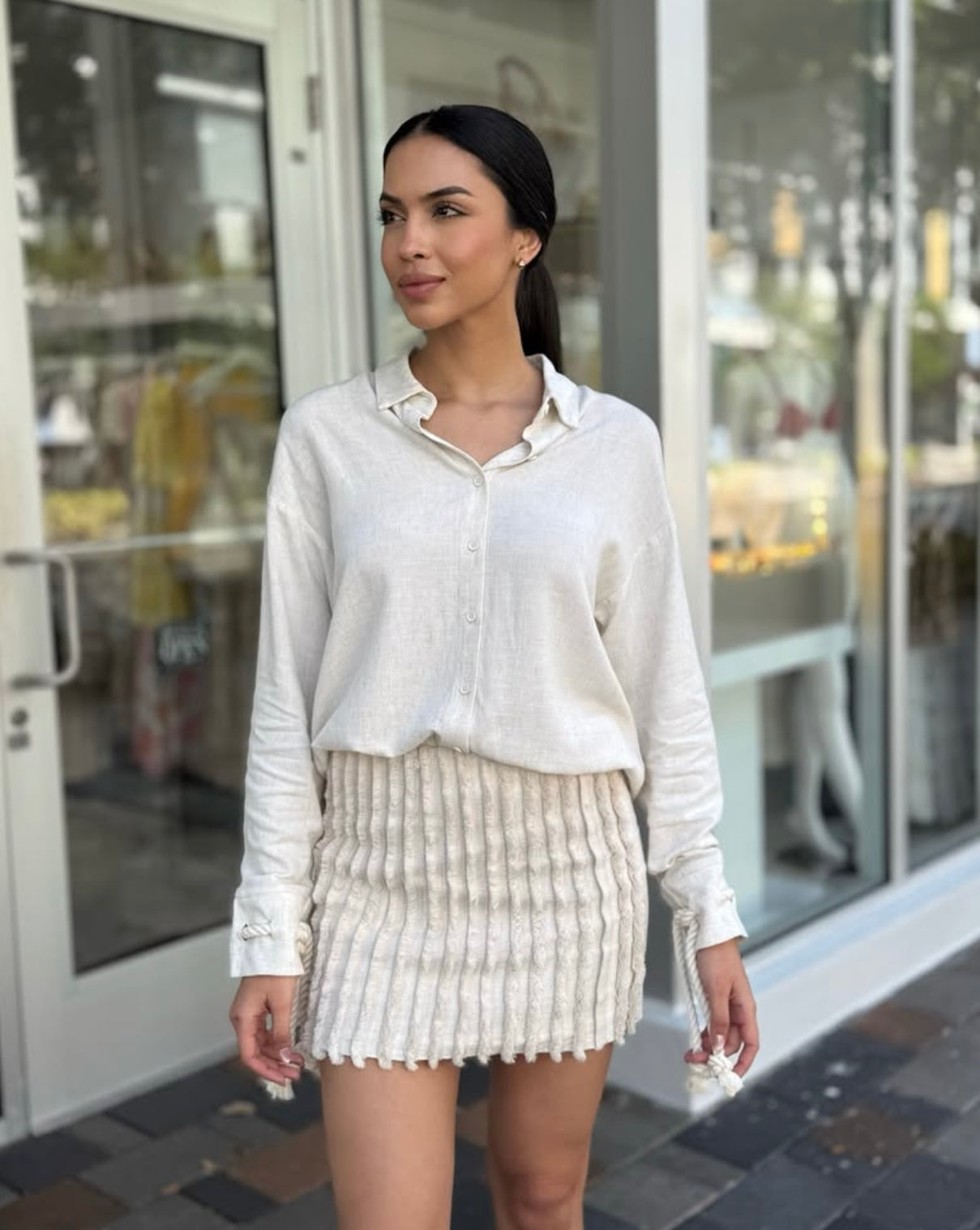 Tassels Skirt Set