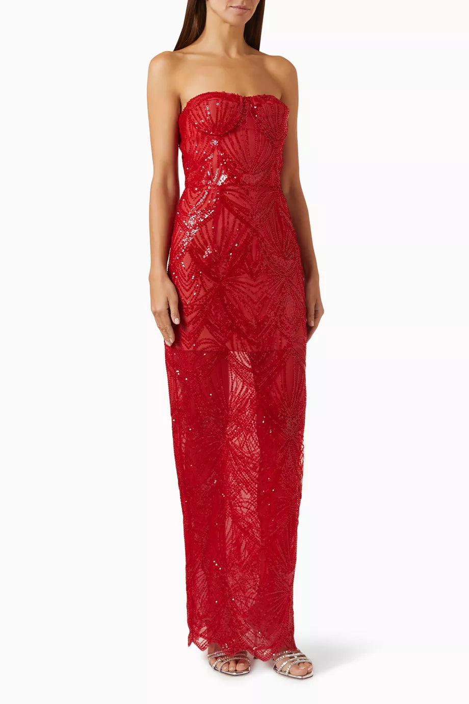 Giselle Maxi Dress - Red