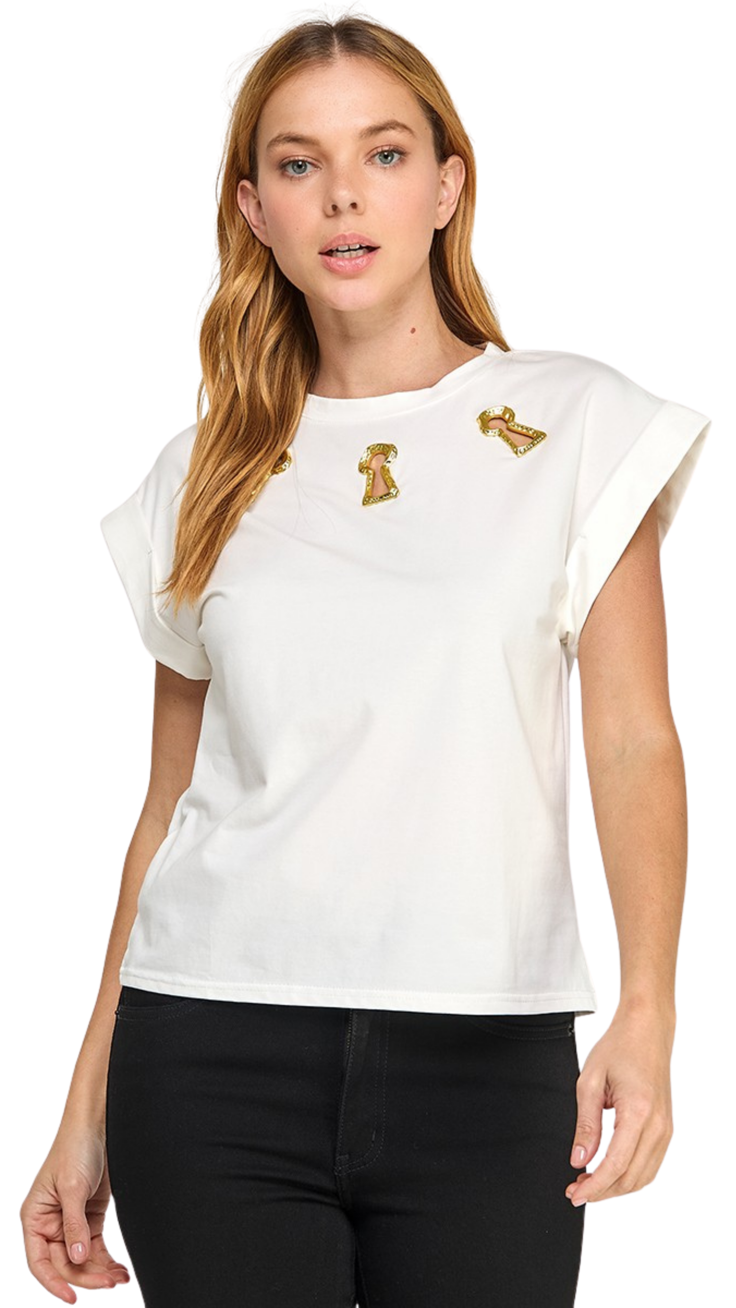 Secret Charm Tee – White