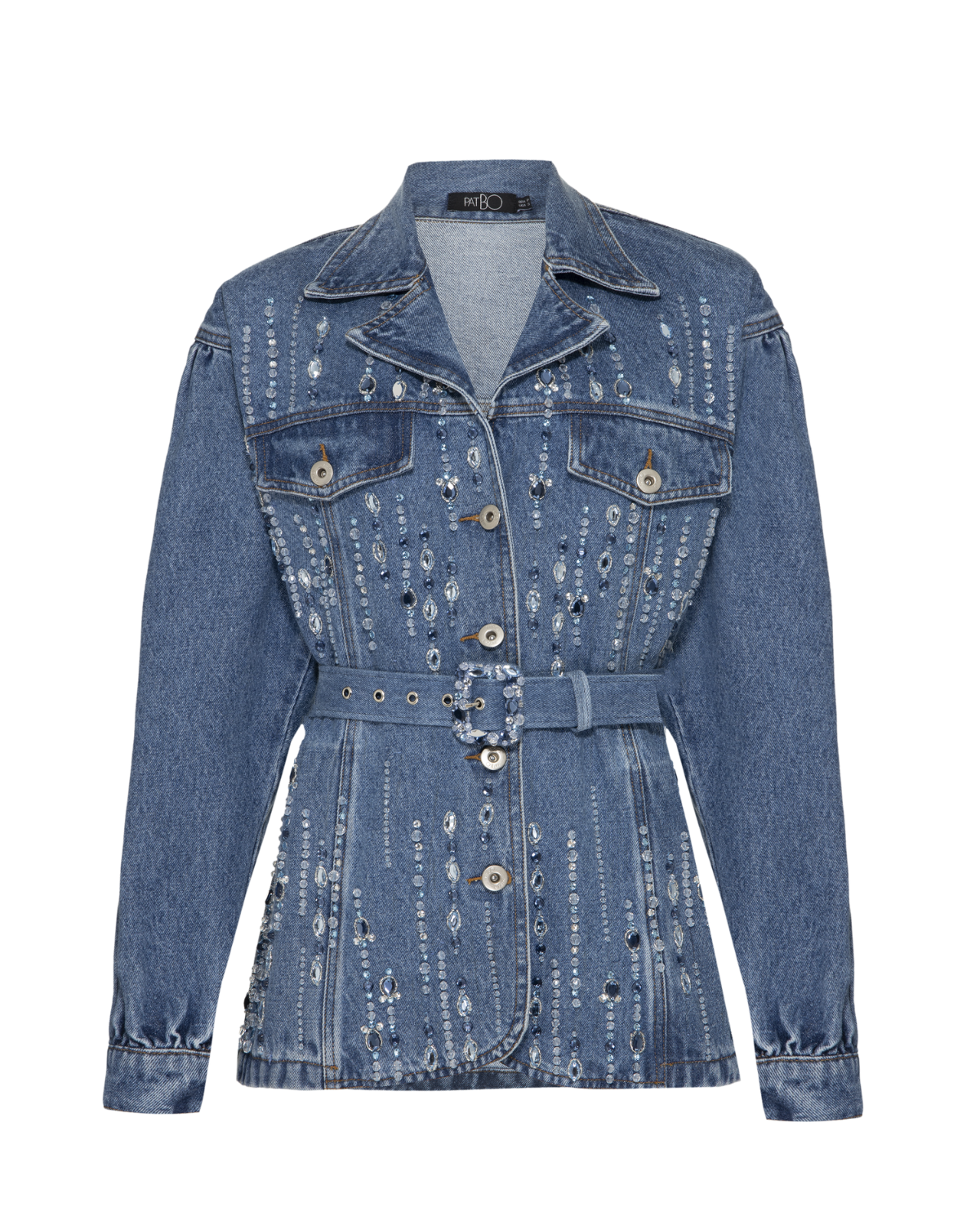 HAND-BEADED DENIM JACKET