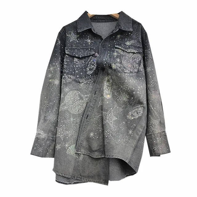 Cosmic Denim Shirt