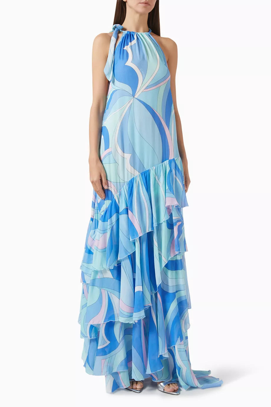 Flora Maxi Dress- Dolce Blue