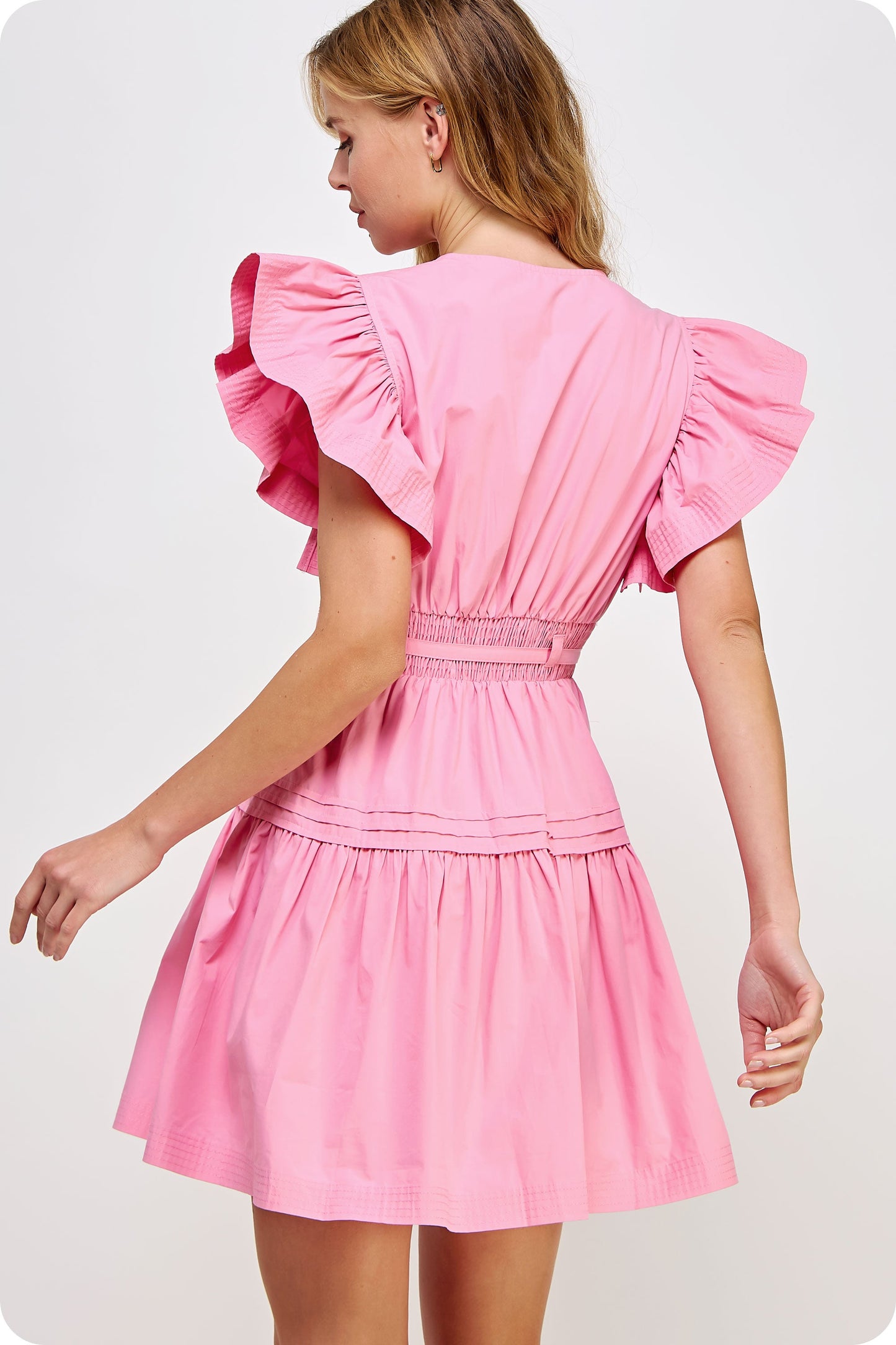 Blush Flutter Dress