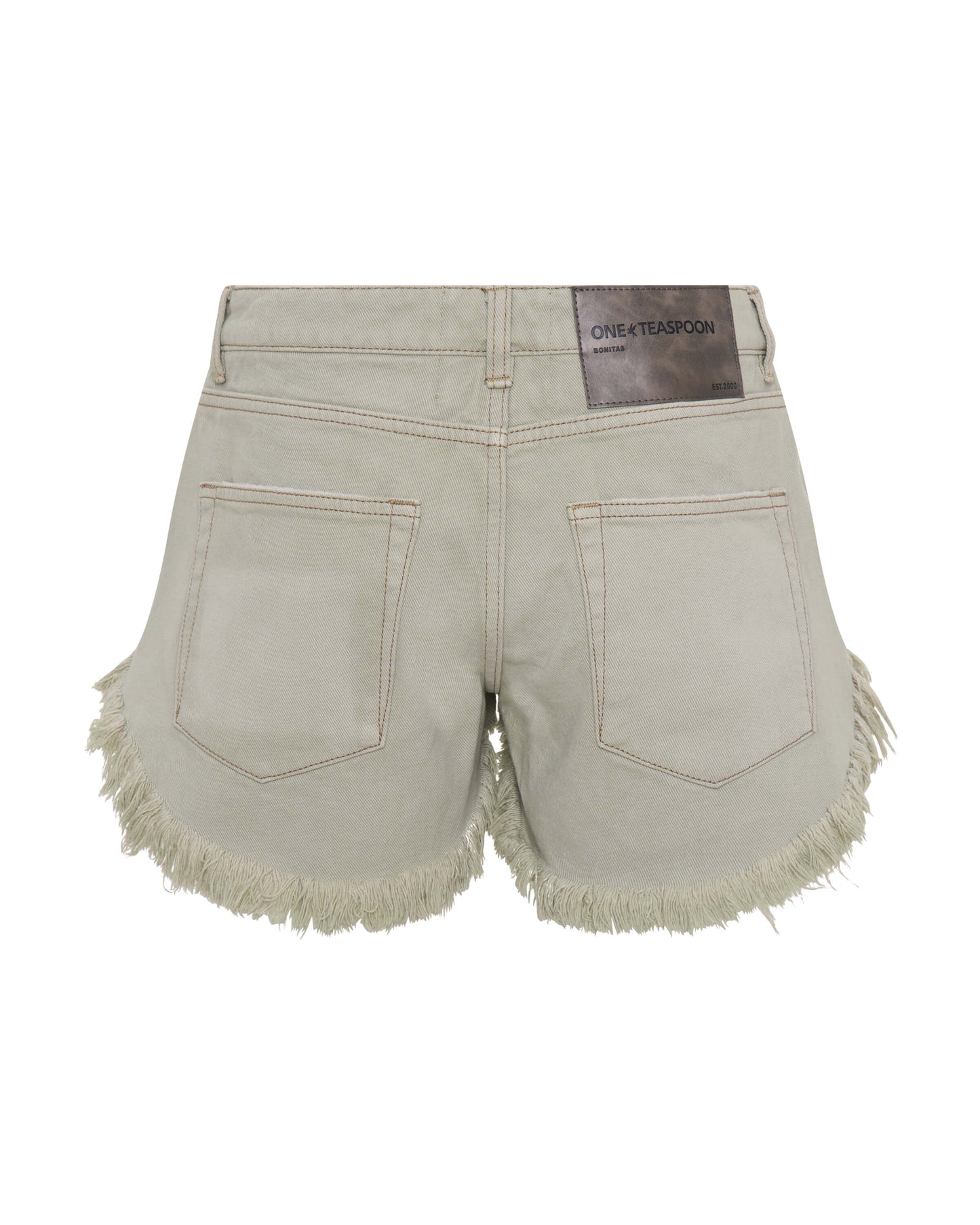 Bonitas Denim Shorts - Faded Khaki