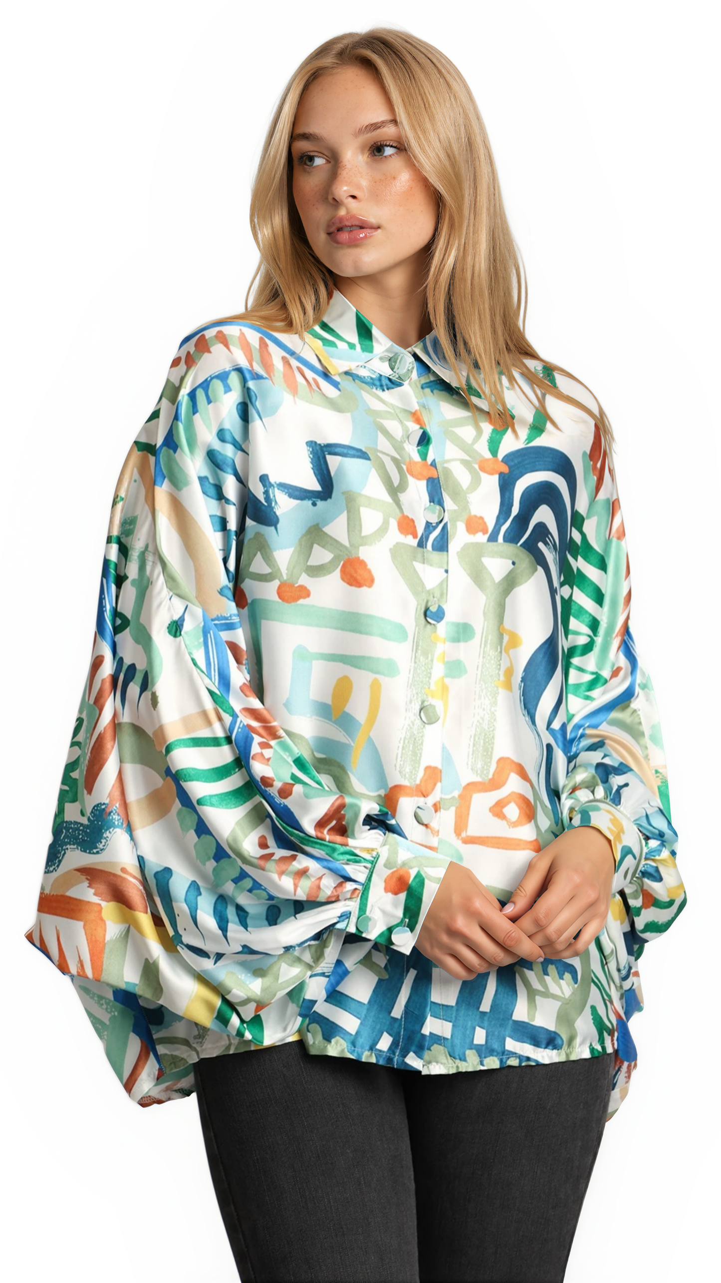 Sarah Satin Shirt