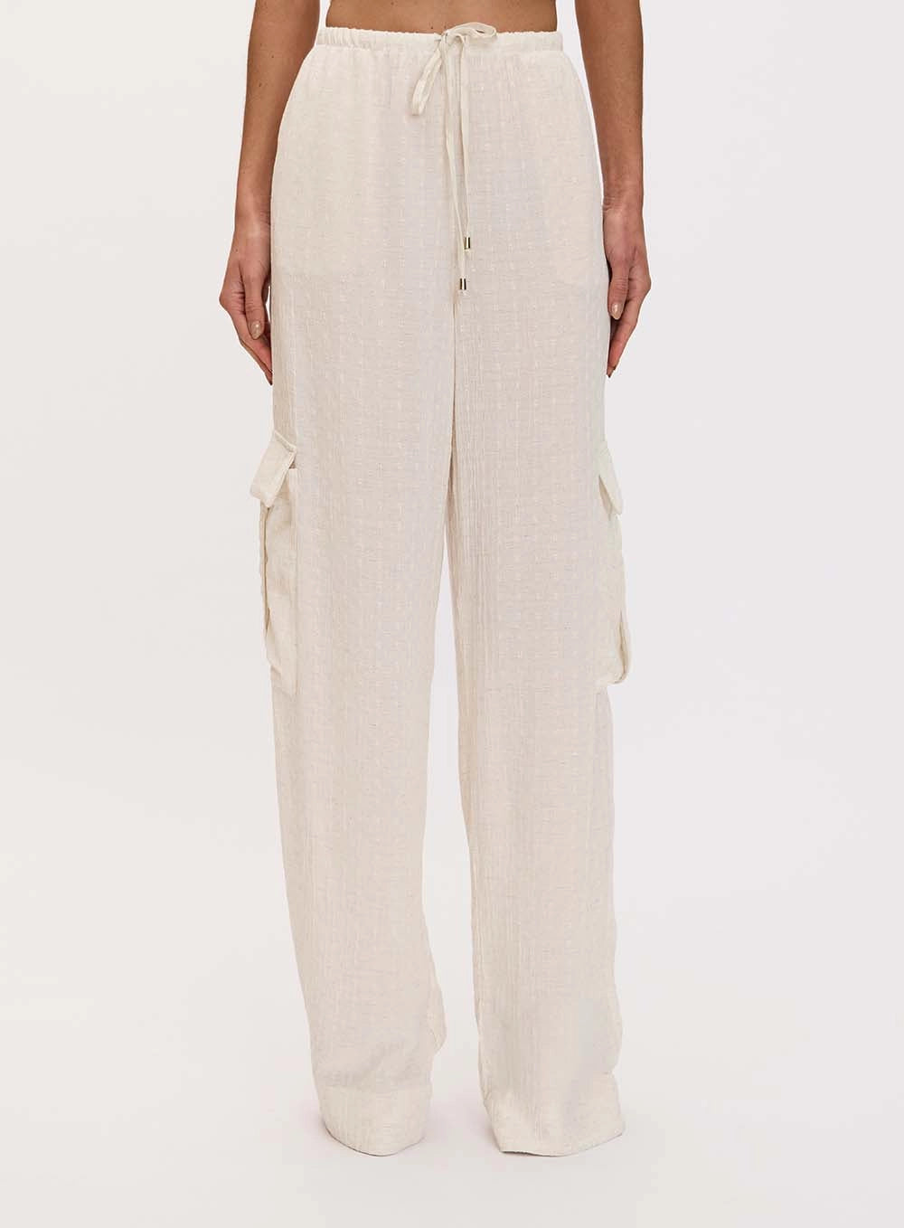 Fluid Linen Cargo Pants Matilda
