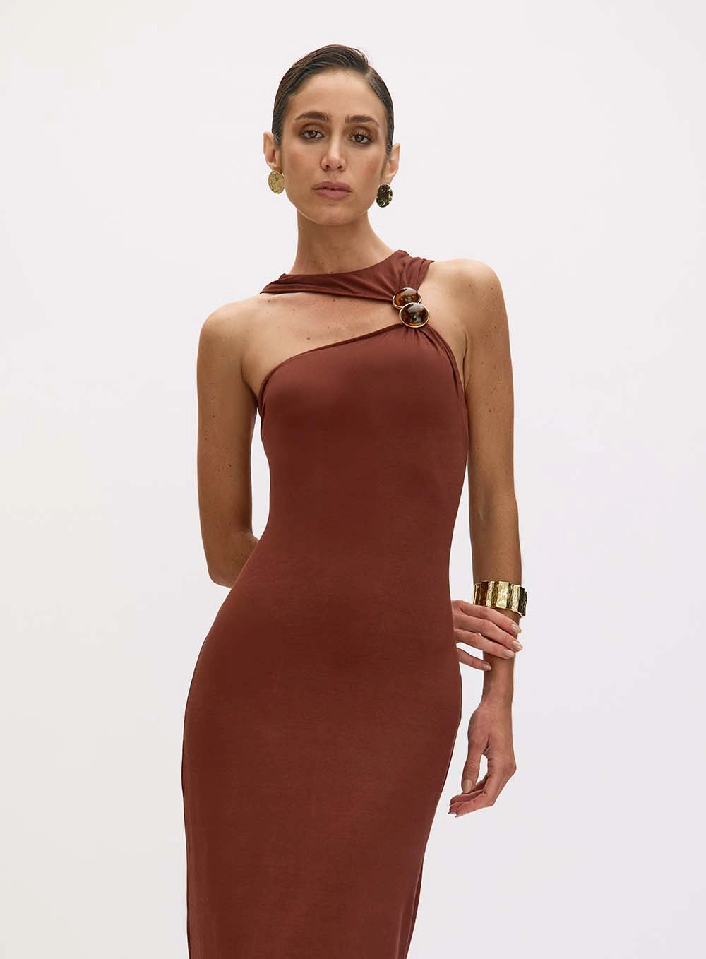Long Dress With Amber Detail Meghann