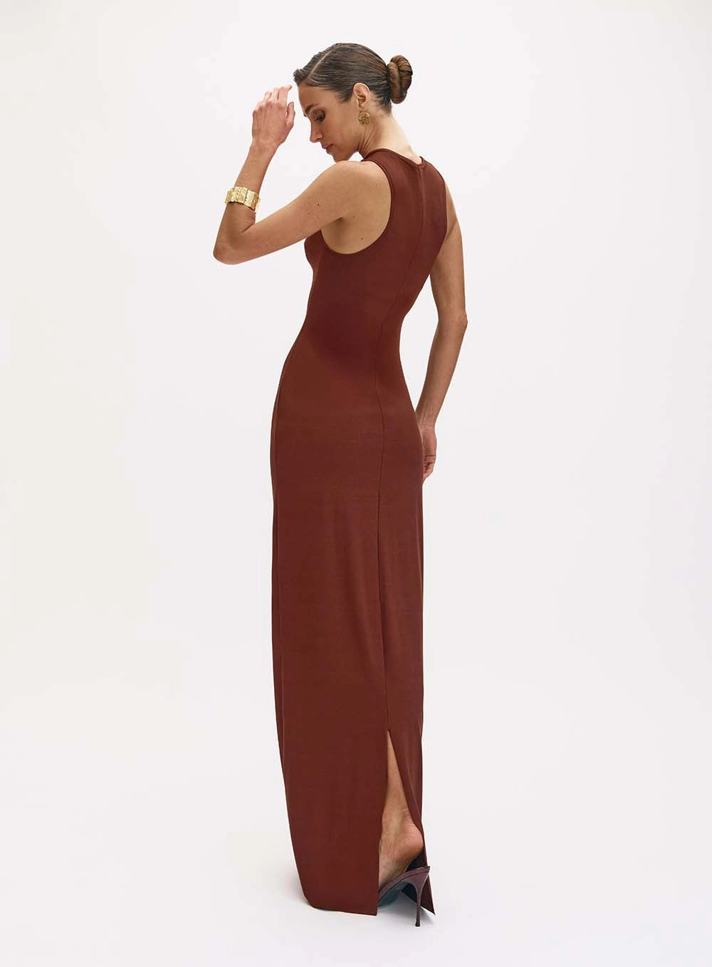 Long Dress With Amber Detail Meghann
