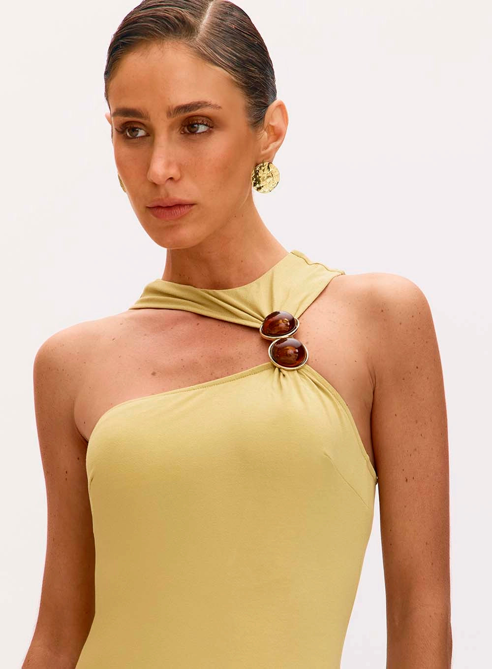 Long Dress With Amber Detail Meghann