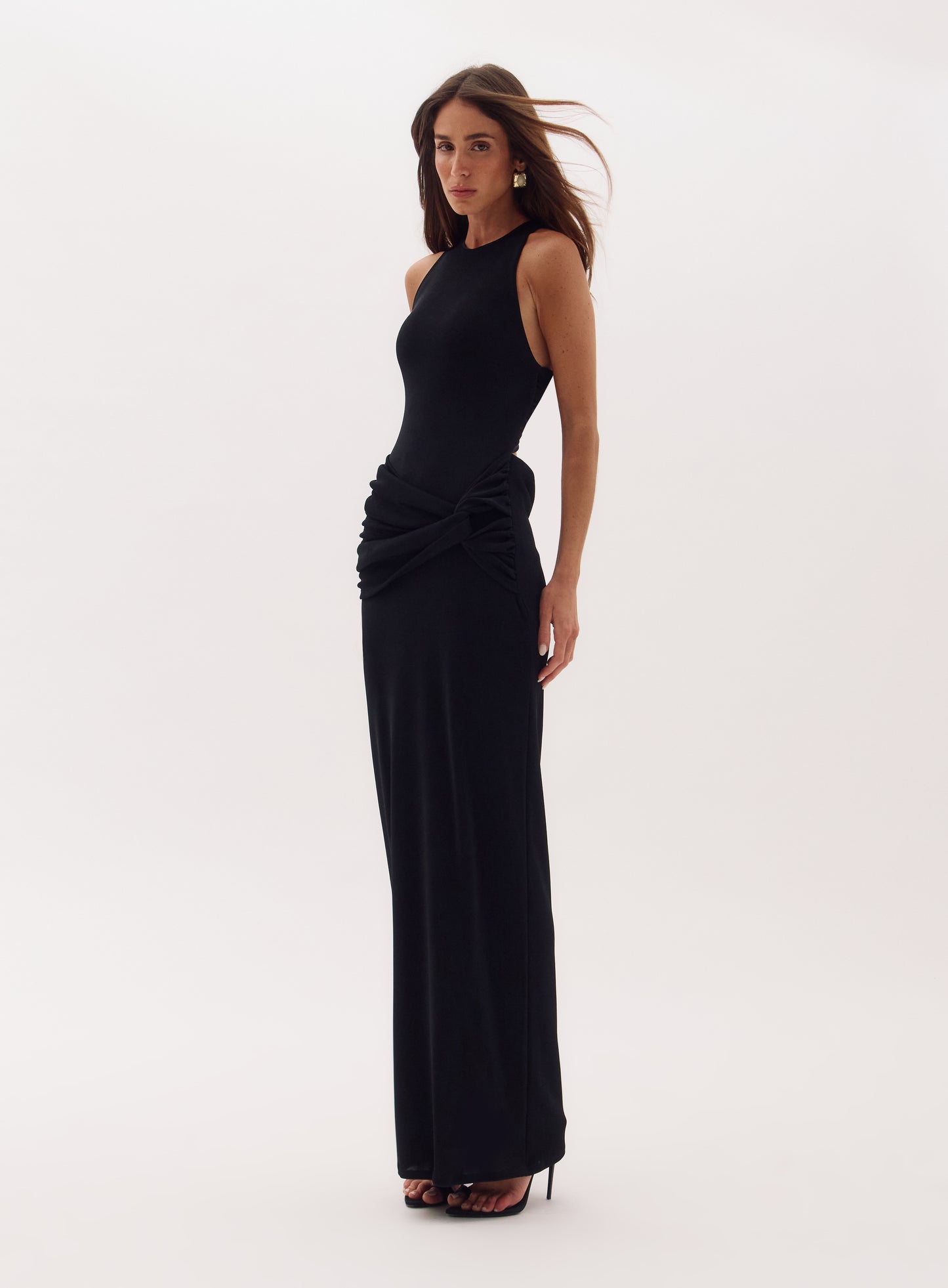 Clara Long Dress with Cutouts