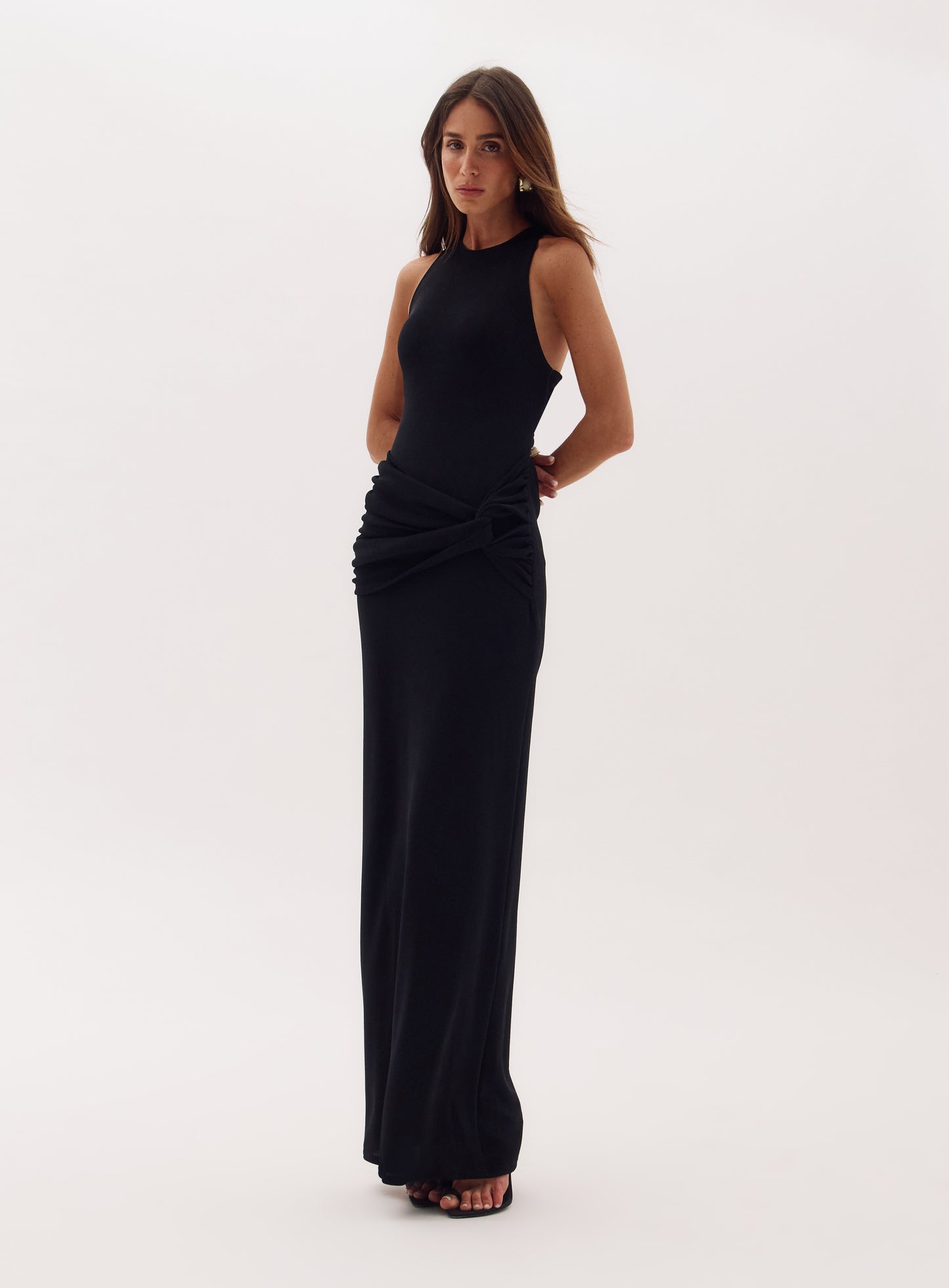 Clara Long Dress with Cutouts
