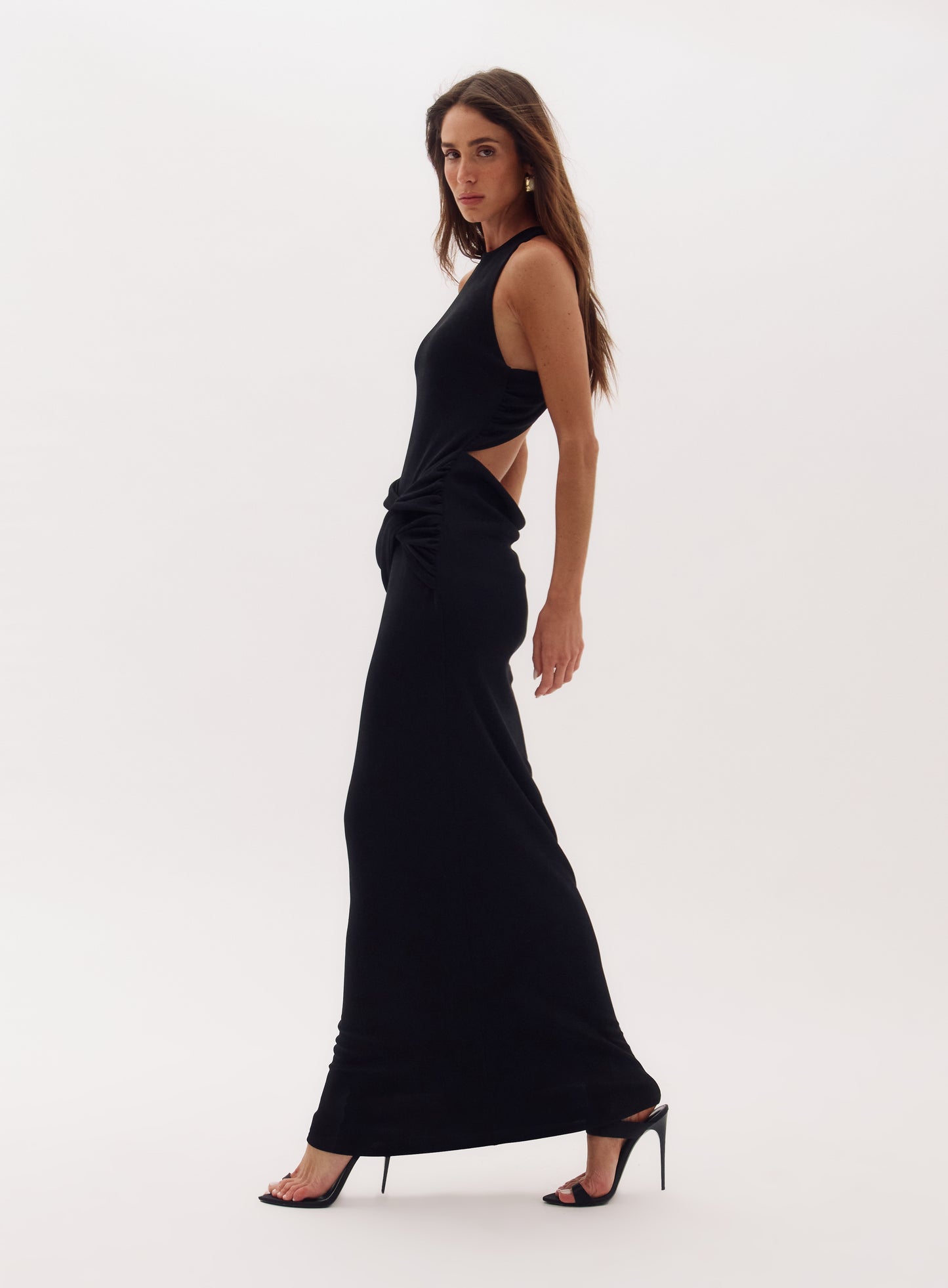 Clara Long Dress with Cutouts