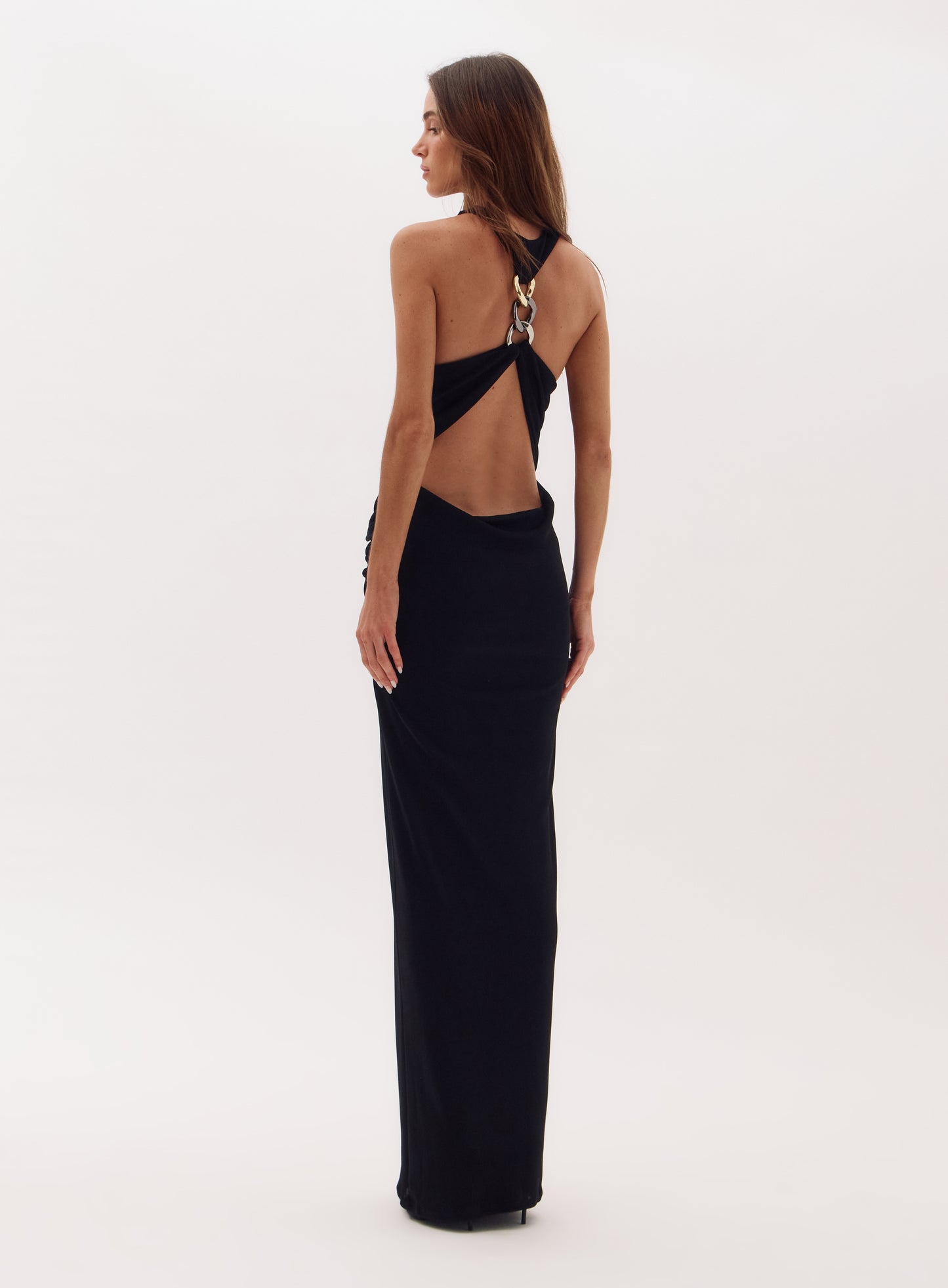 Clara Long Dress with Cutouts