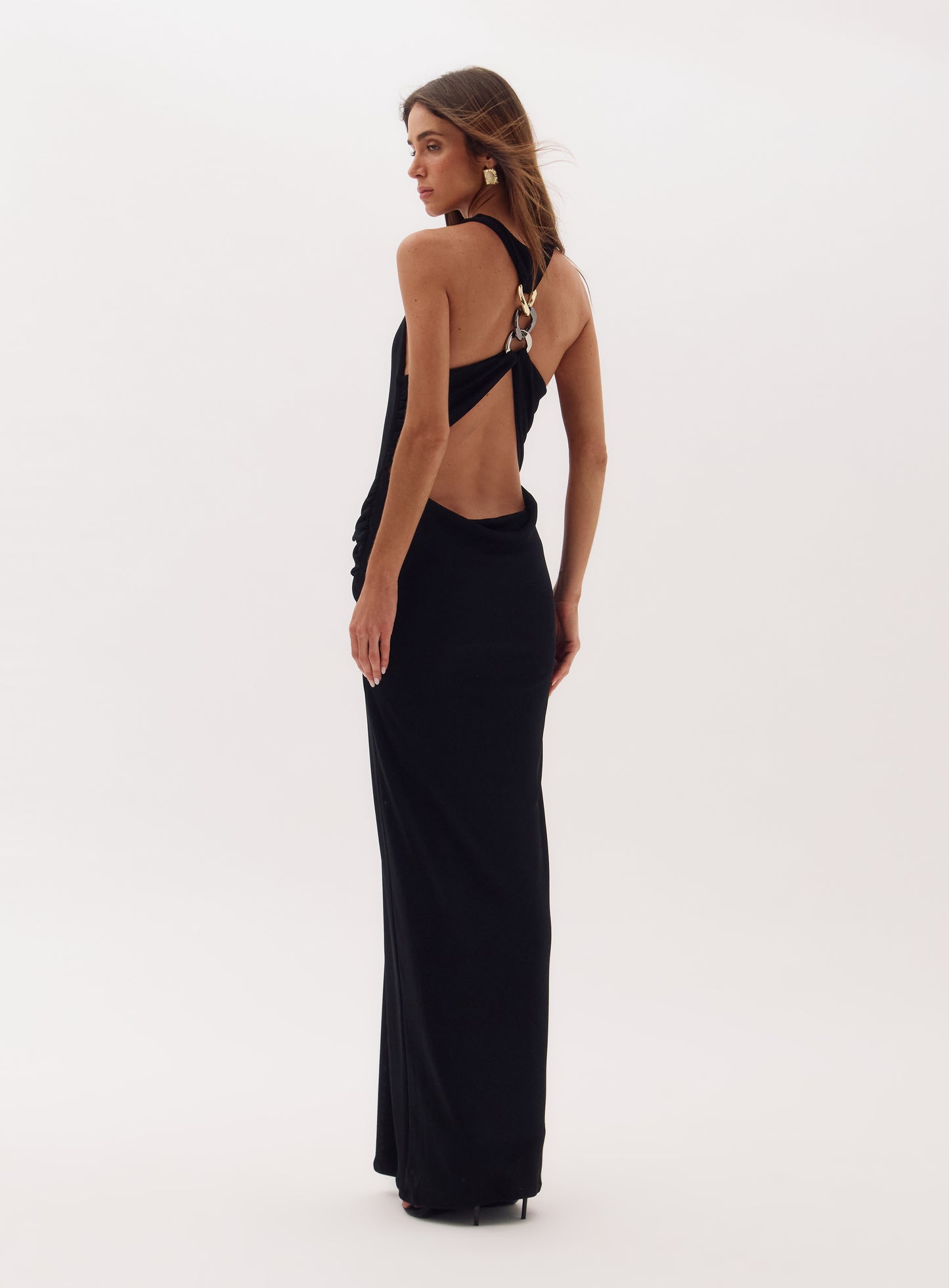 Clara Long Dress with Cutouts