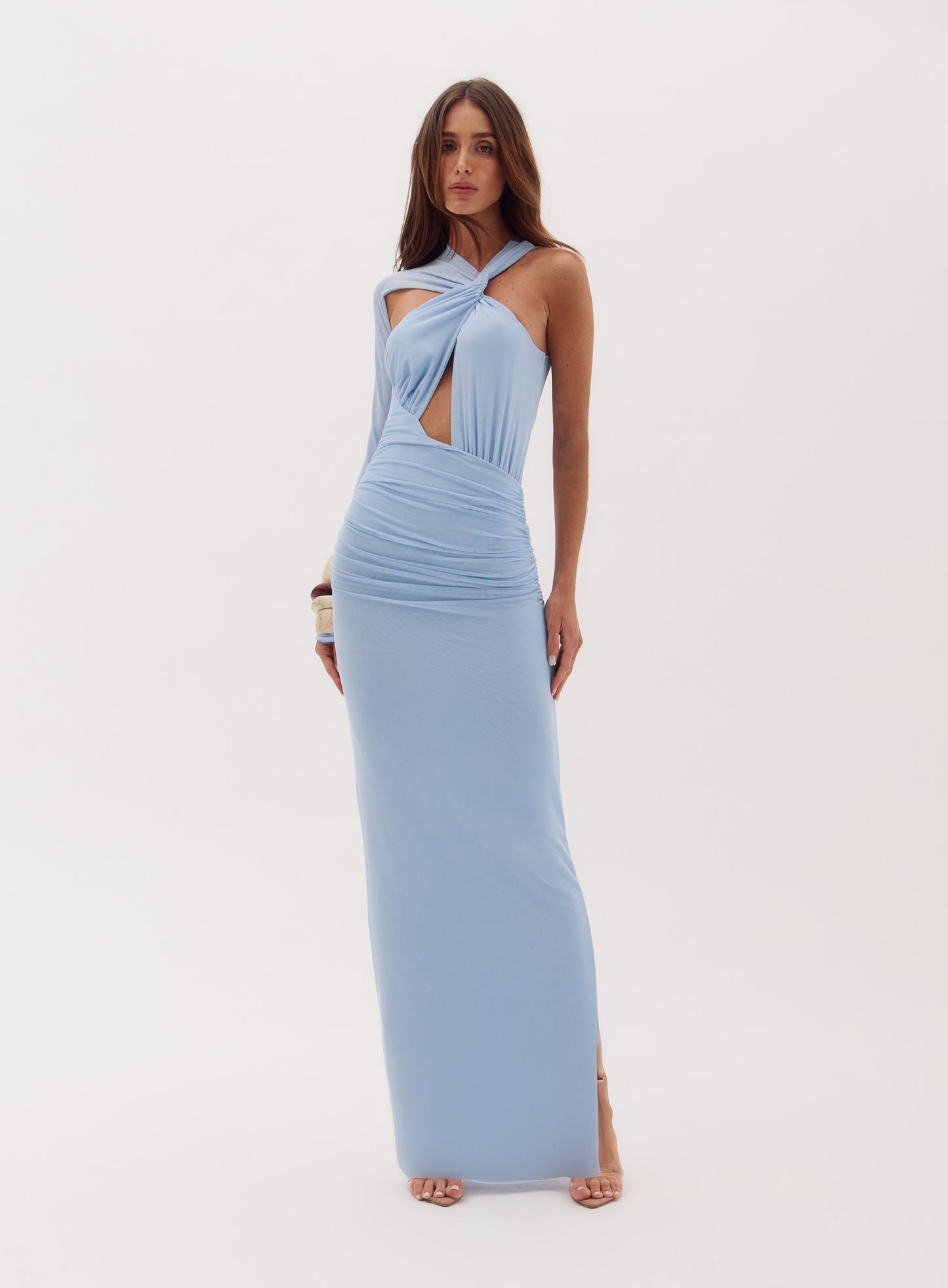 Frigga Tulle Dress - Sky Blue