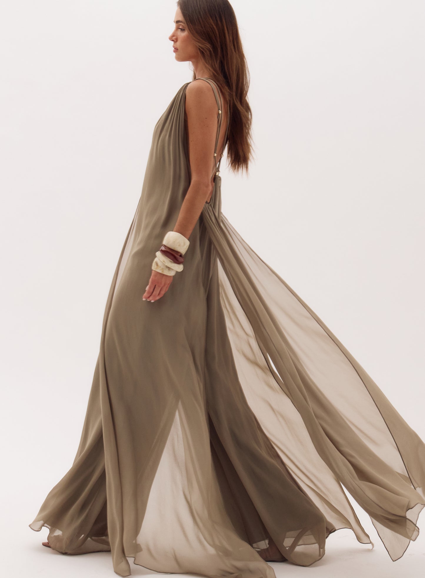 Fernanda Khaki Jumpsuit