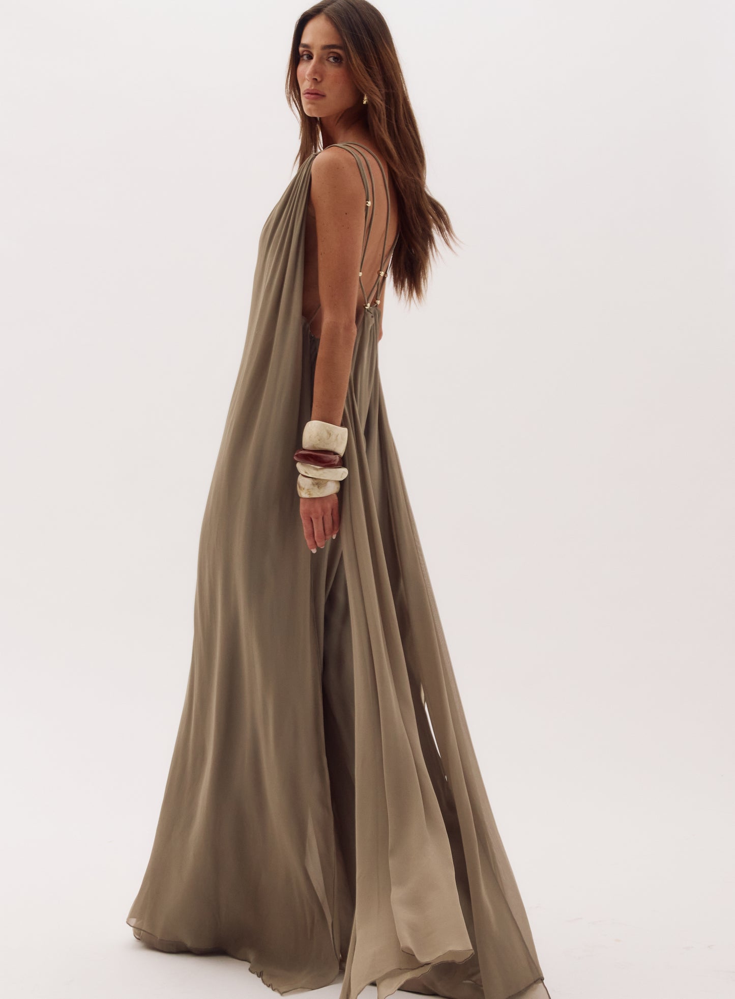 Fernanda Khaki Jumpsuit
