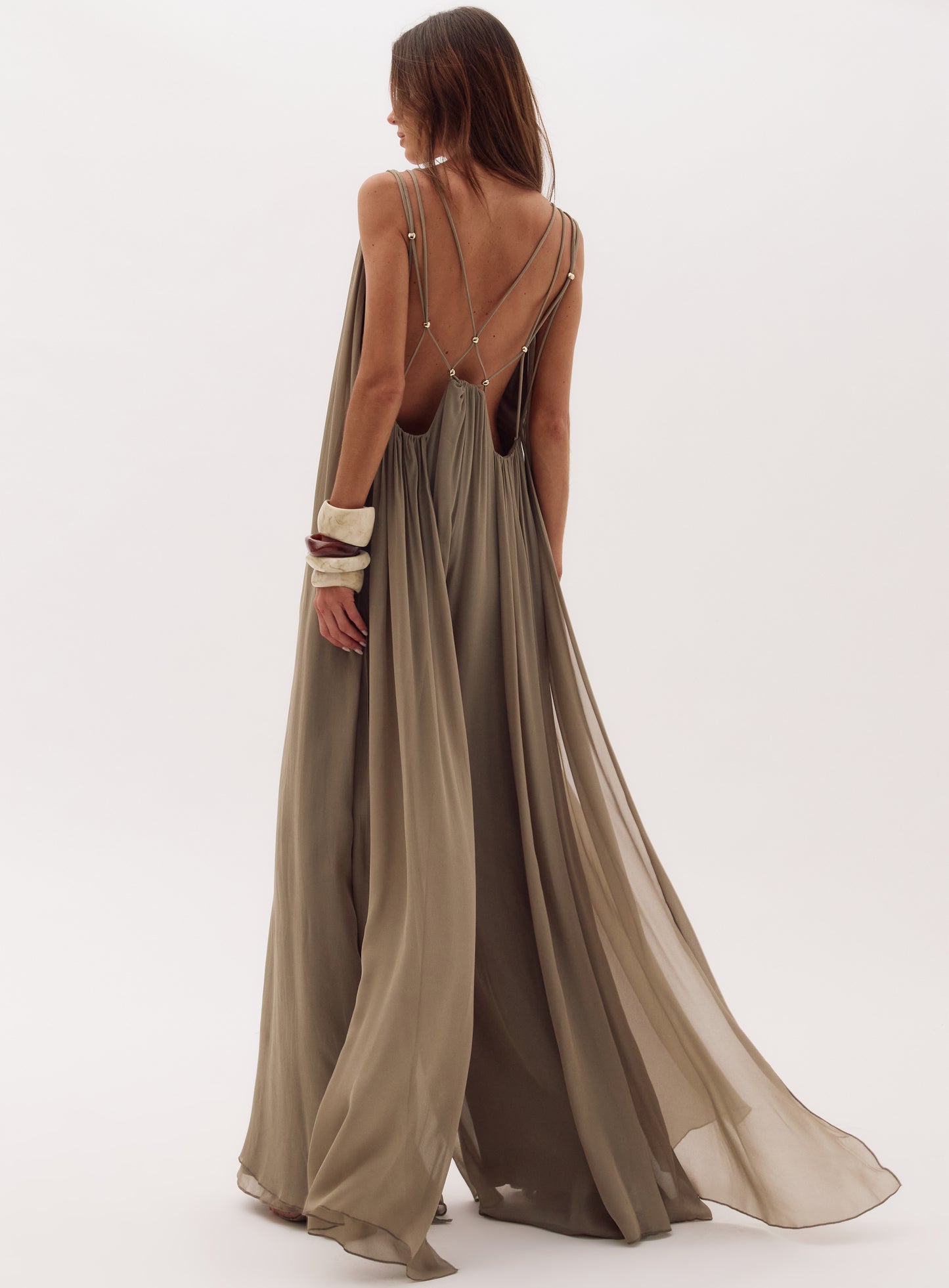 Fernanda Khaki Jumpsuit