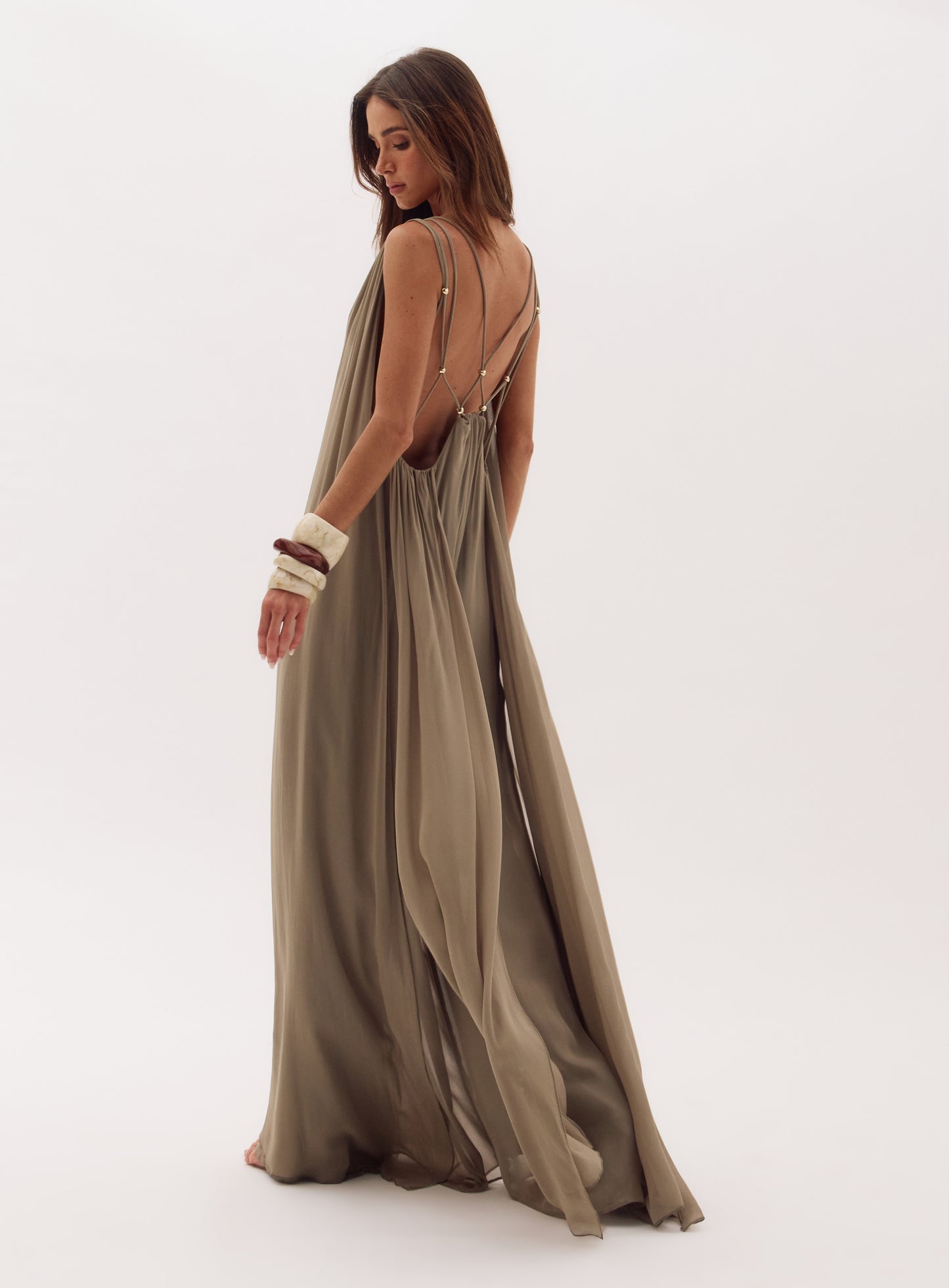 Fernanda Khaki Jumpsuit