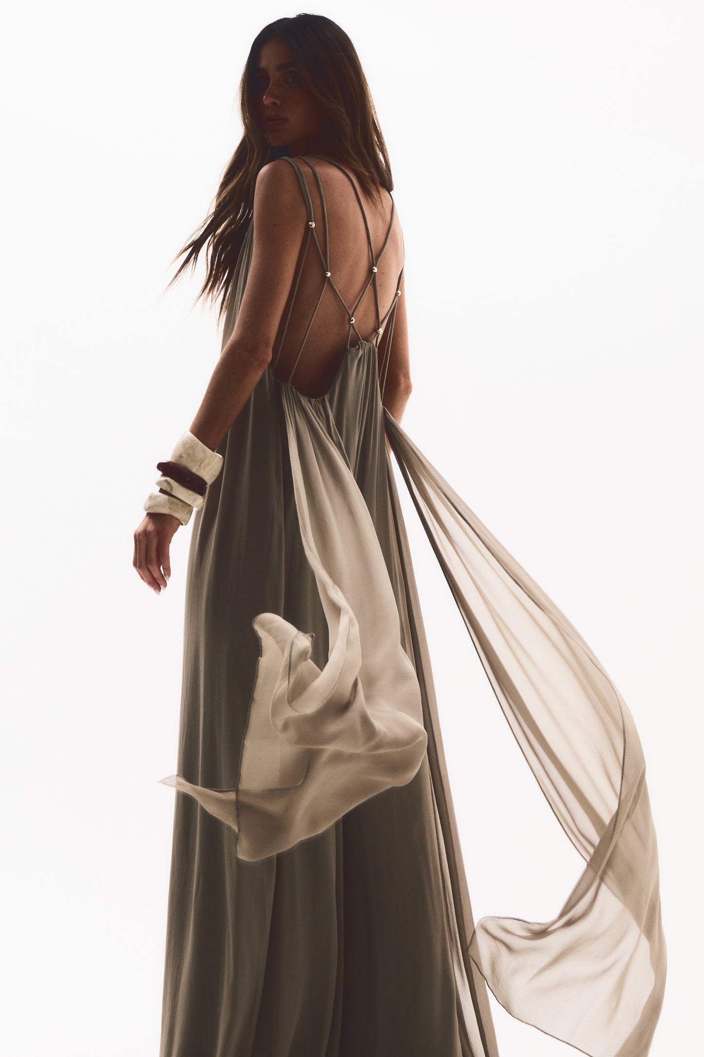 Fernanda Khaki Jumpsuit