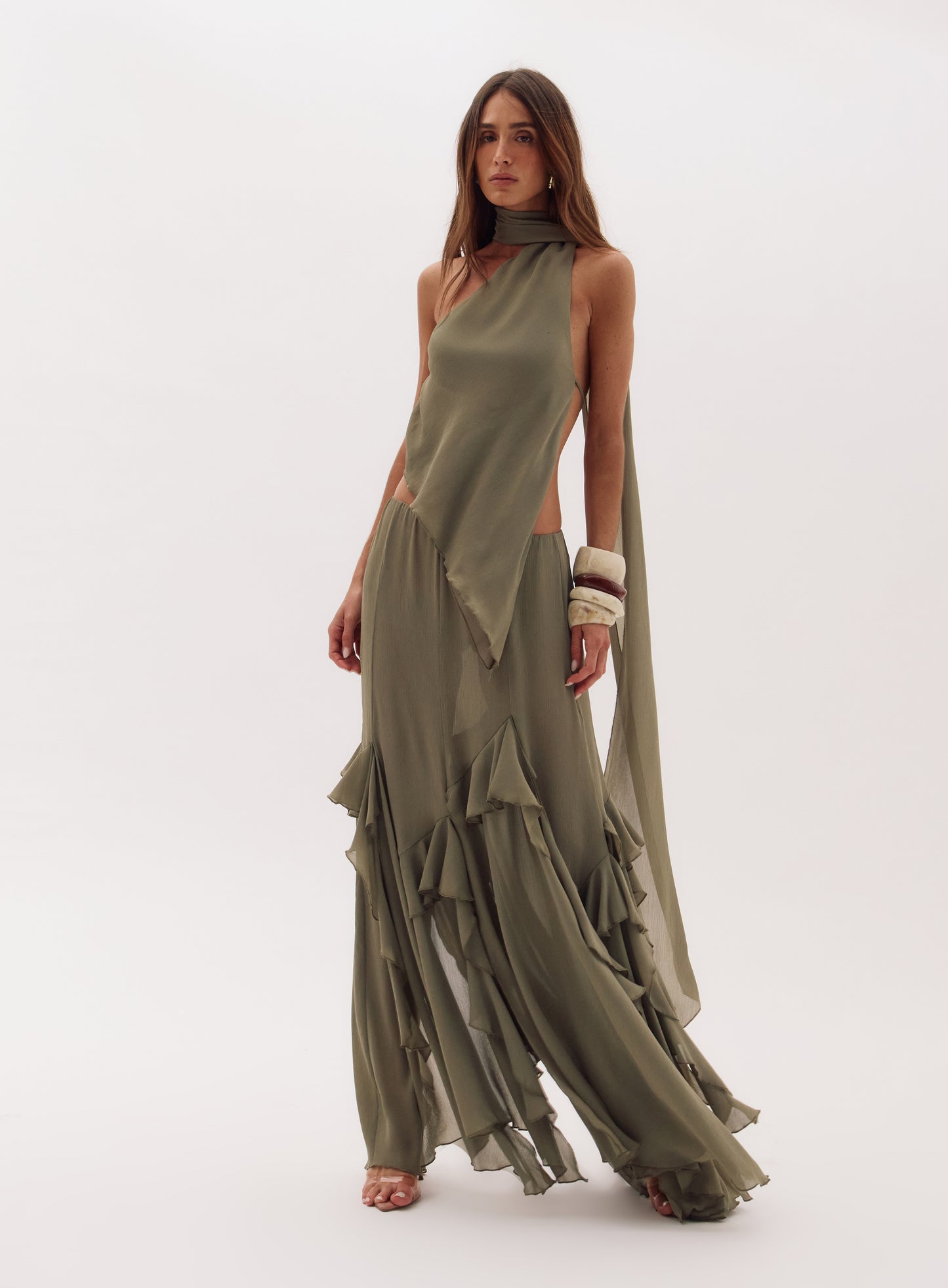 Fernanda Khaki Jumpsuit