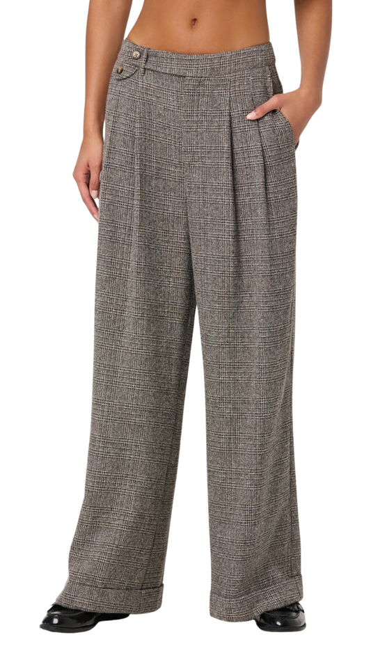 Lanie Relaxed Tweed Trousers