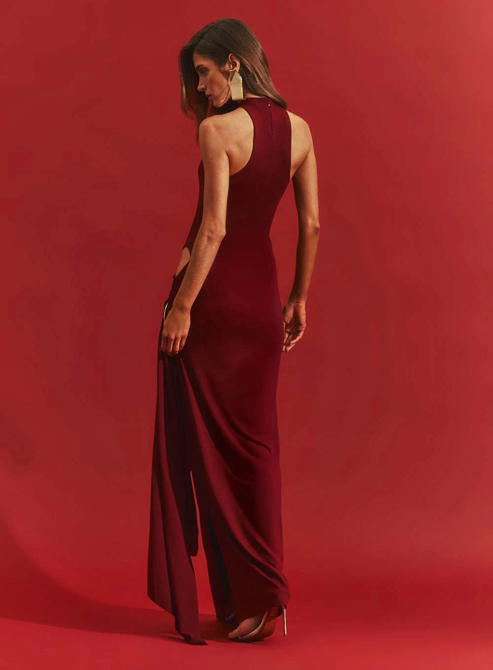 Proserpina Fitted Long Dress