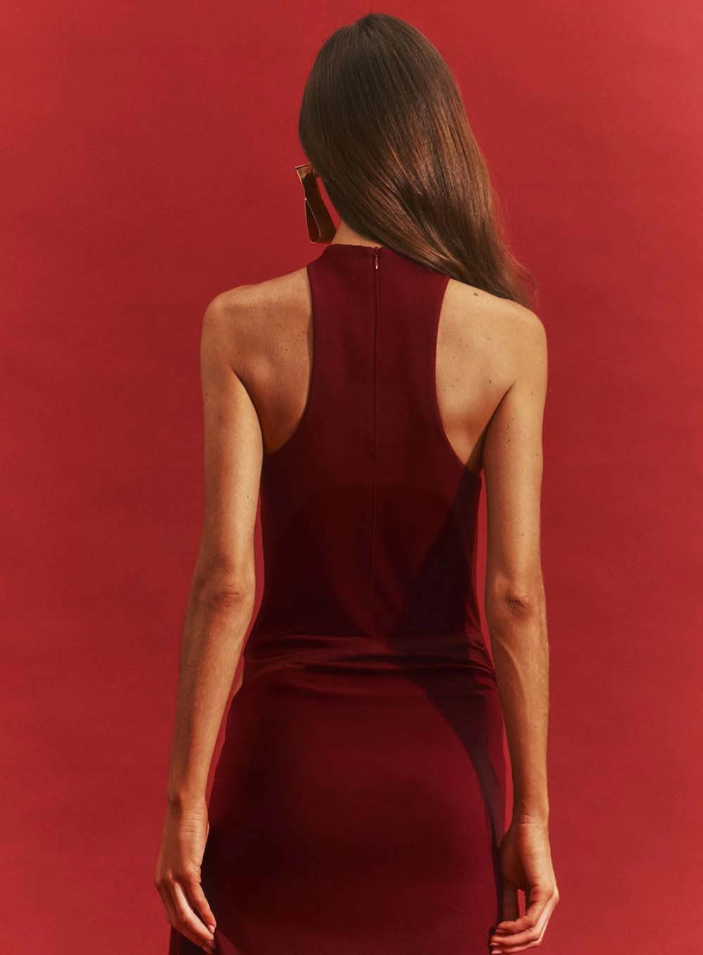Proserpina Fitted Long Dress