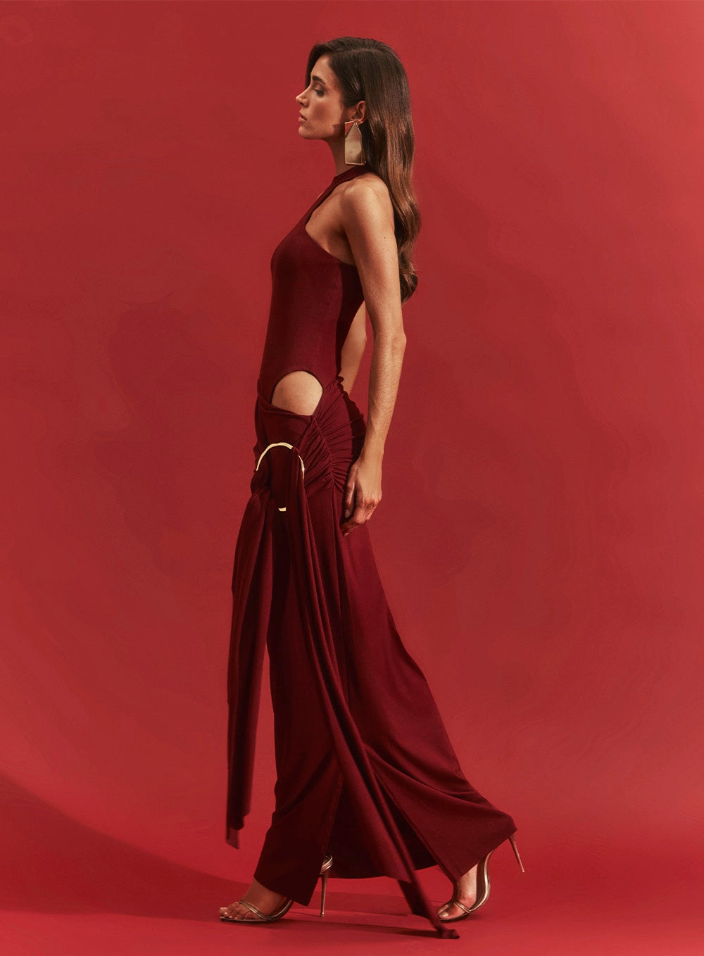 Proserpina Fitted Long Dress