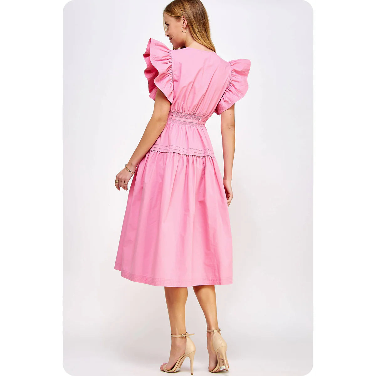 Blush Flutter Dress
