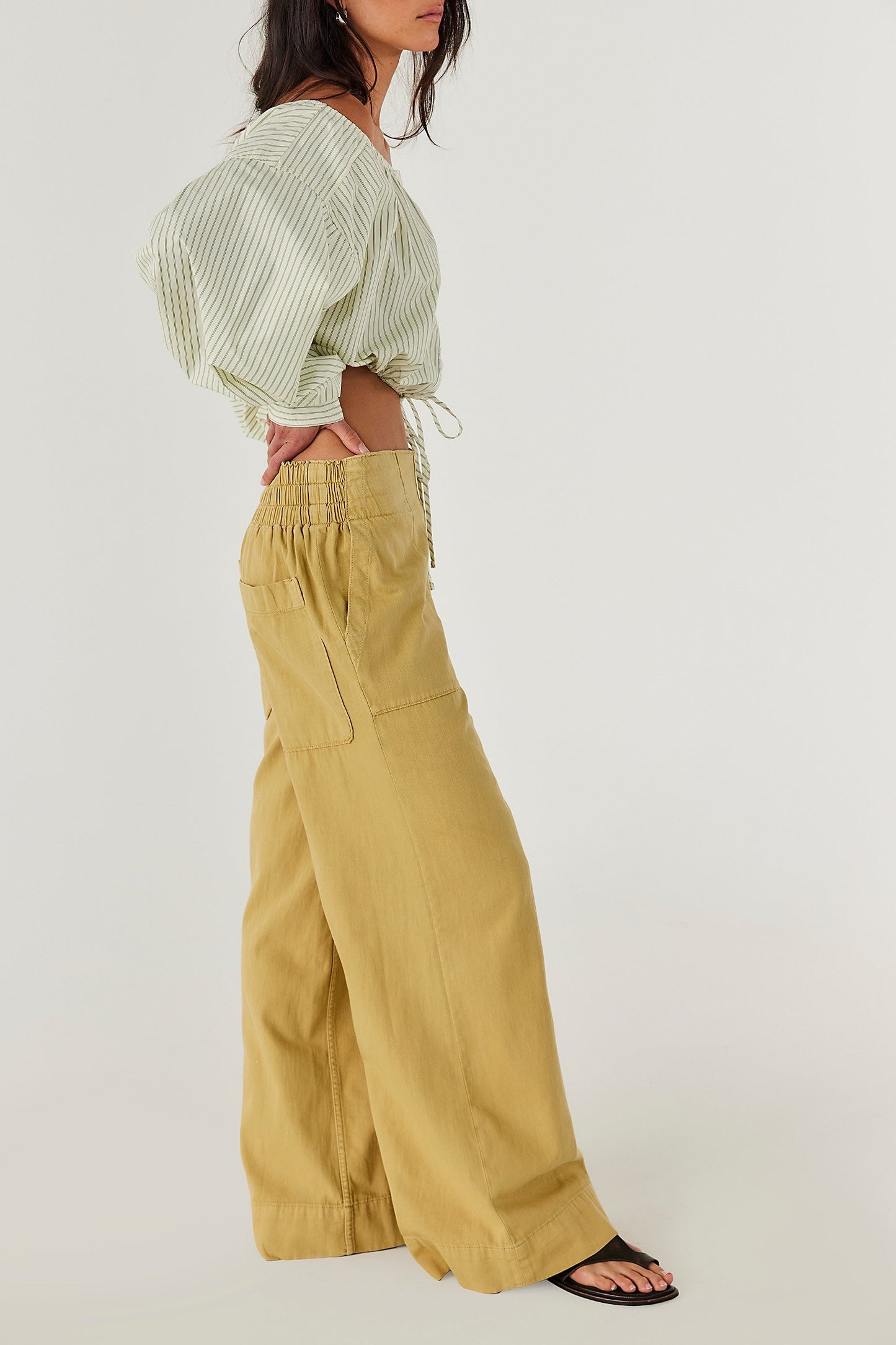 We The Free Breezy Denim Pull-On Jeans-Antelop