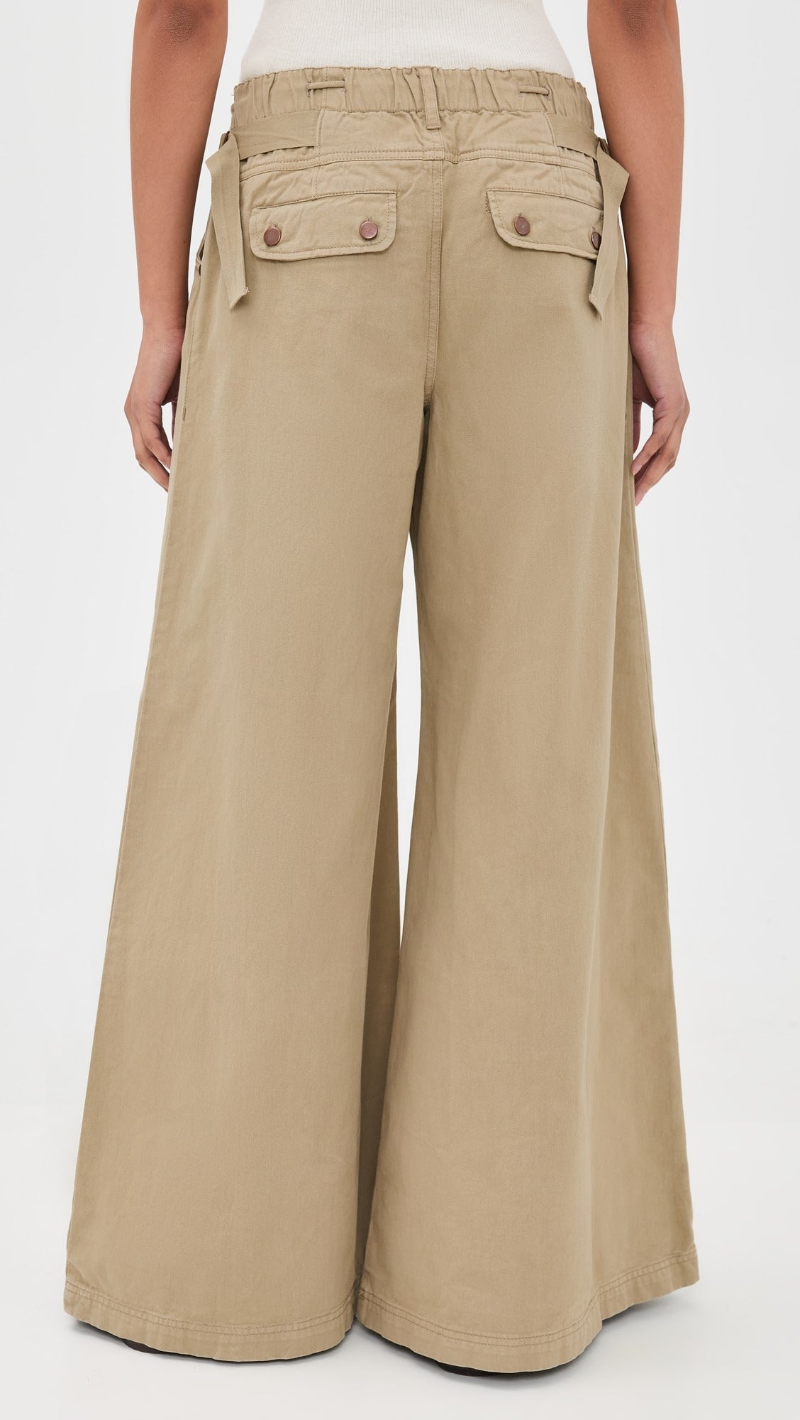 Julien Wide-Leg Chino Trousers
