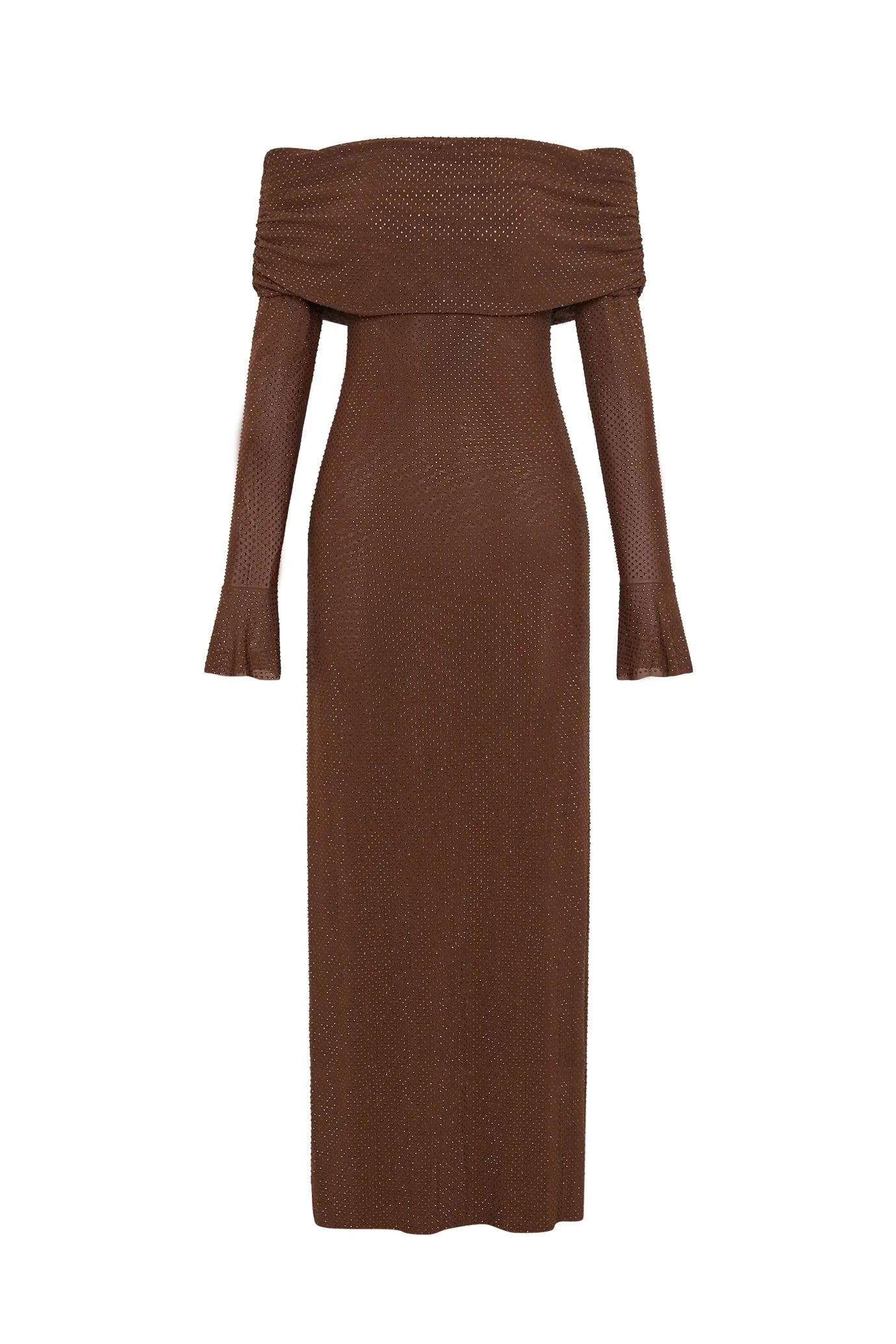 The Bronze Off-shoulder Gown