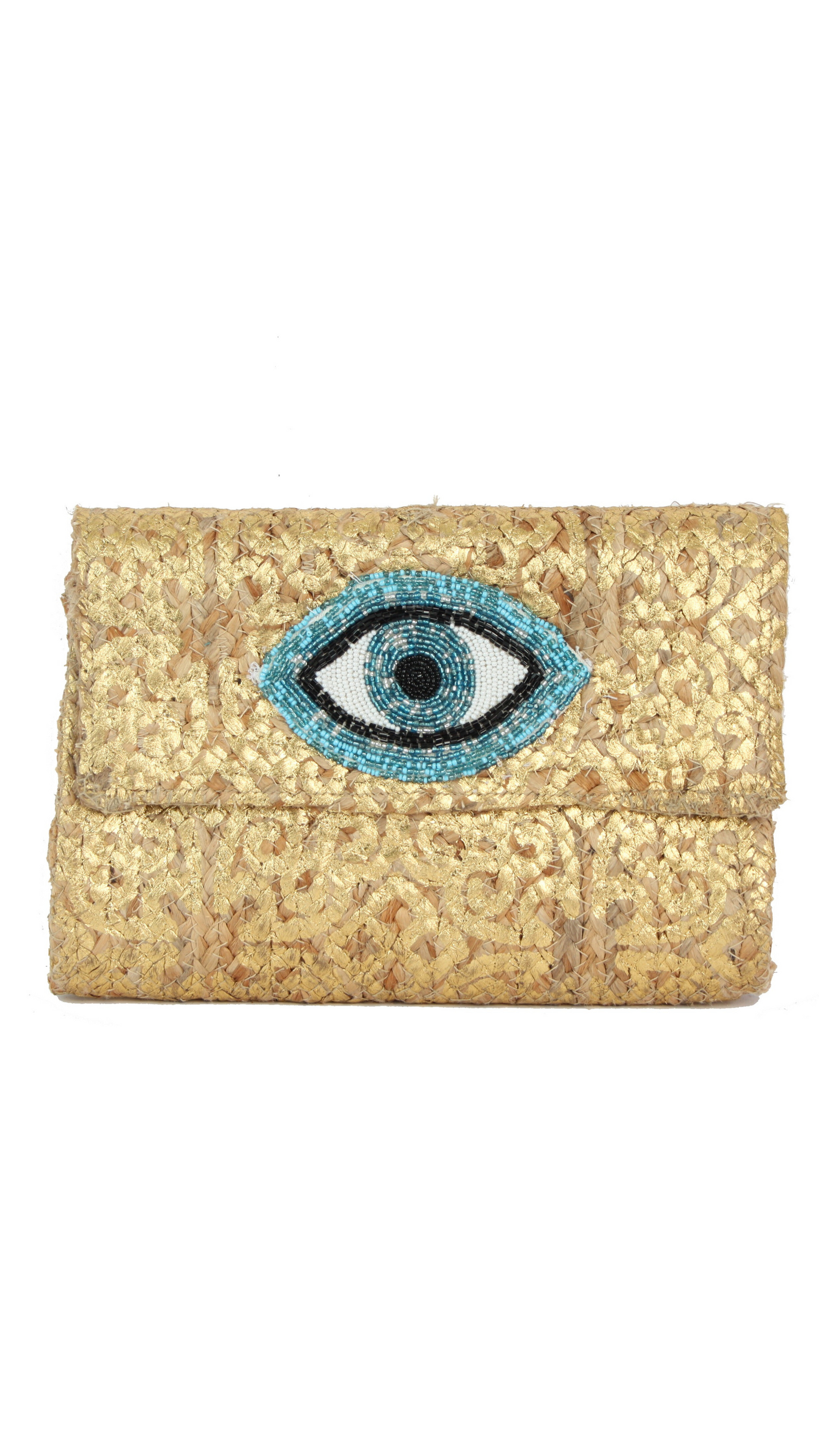 Eye Clutch-Gold