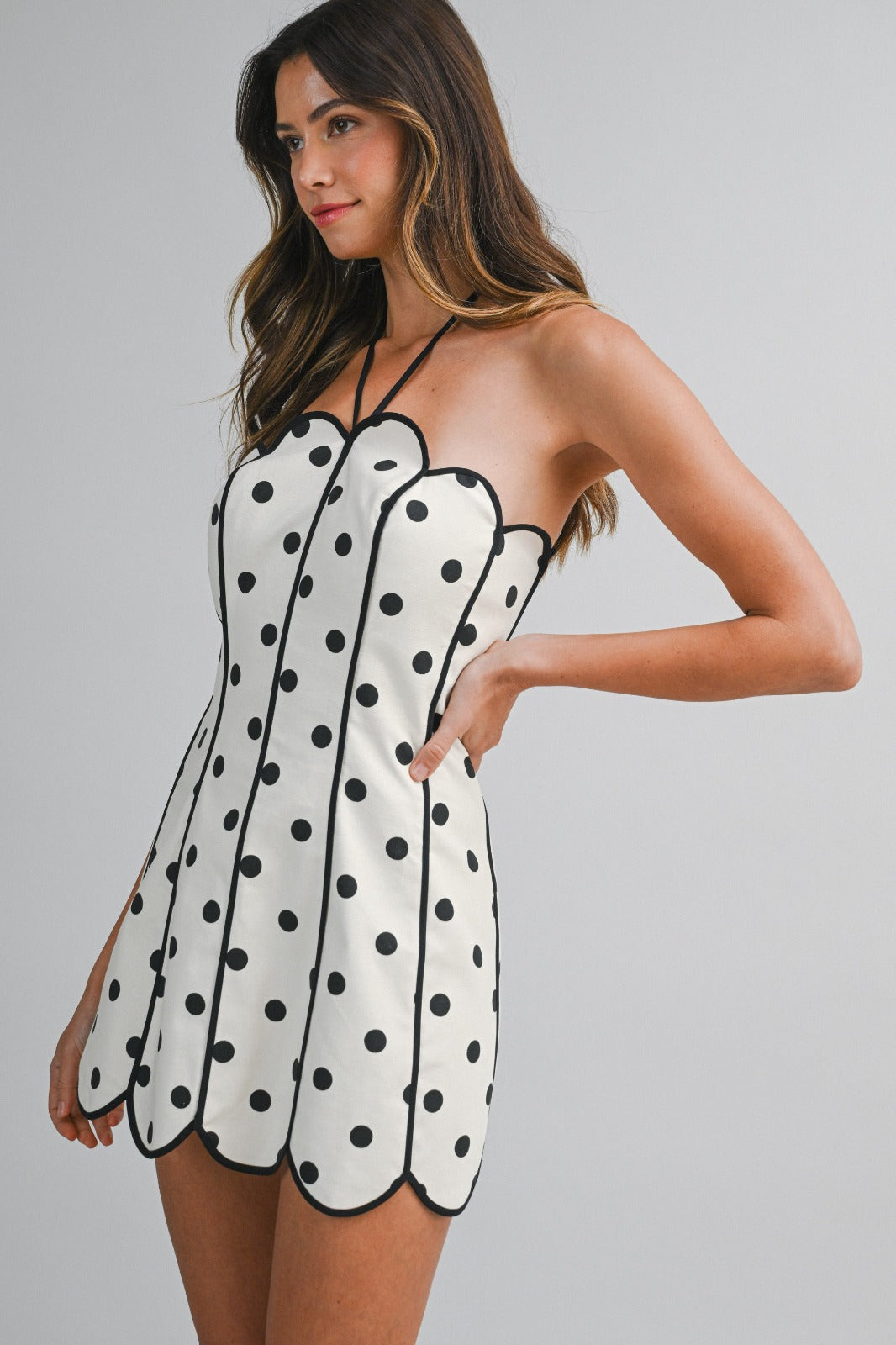 Polka Muse Mini Dress