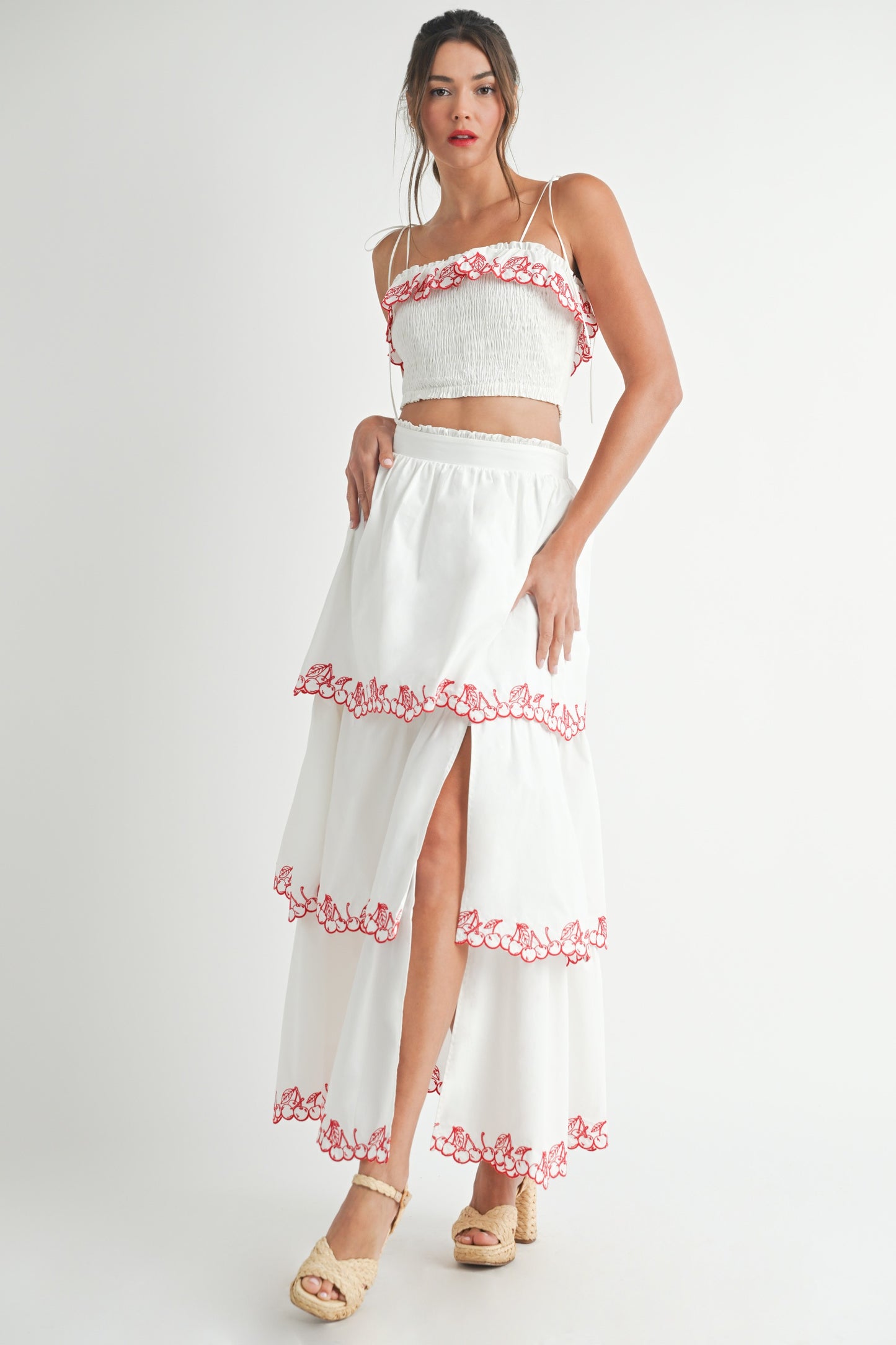 Cherry Blossom Skirt Set