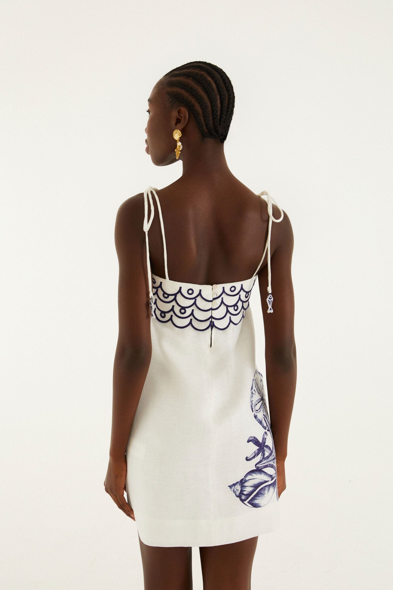 Off-White Coast Stars Mini Dress
